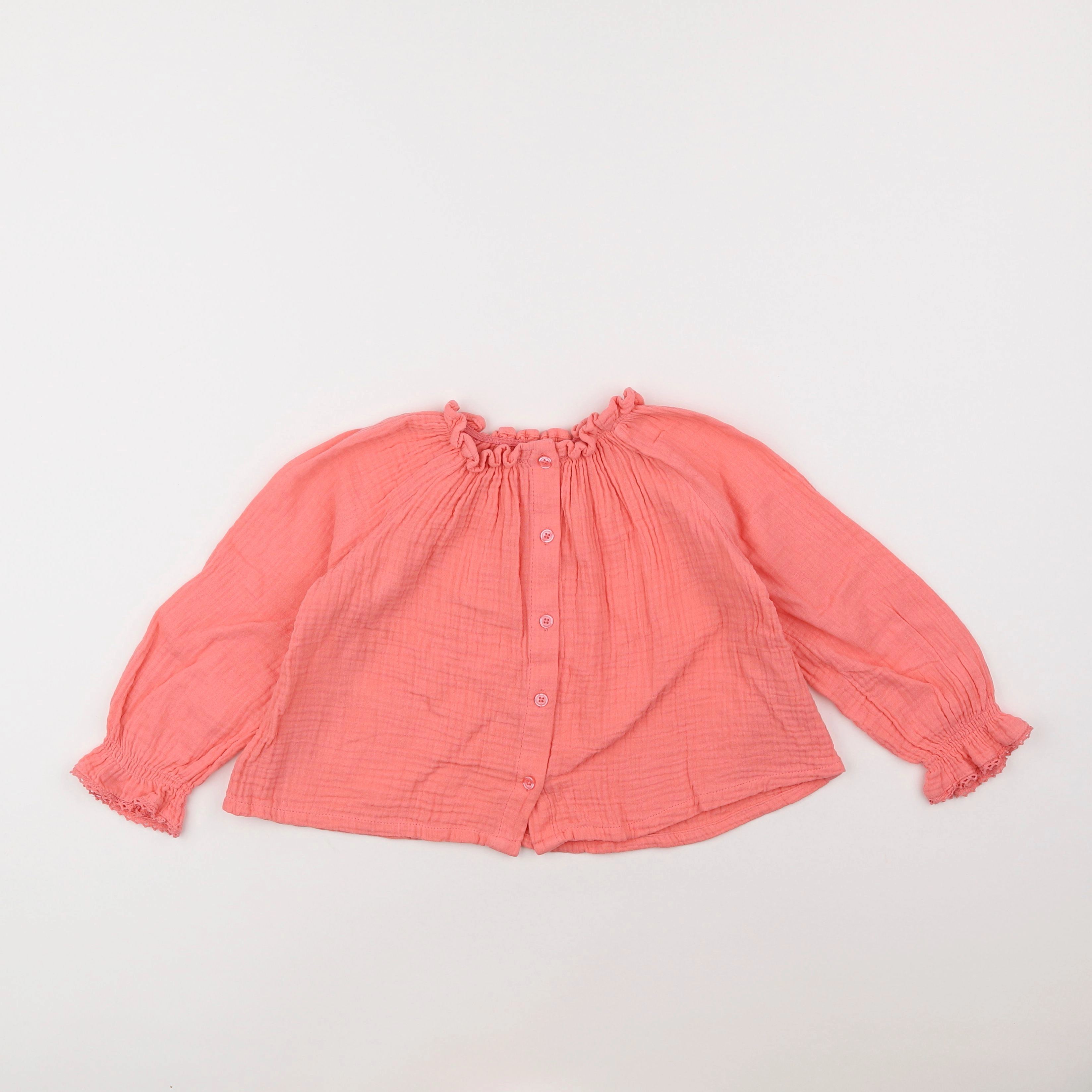 Vertbaudet - blouse rose - 4 ans