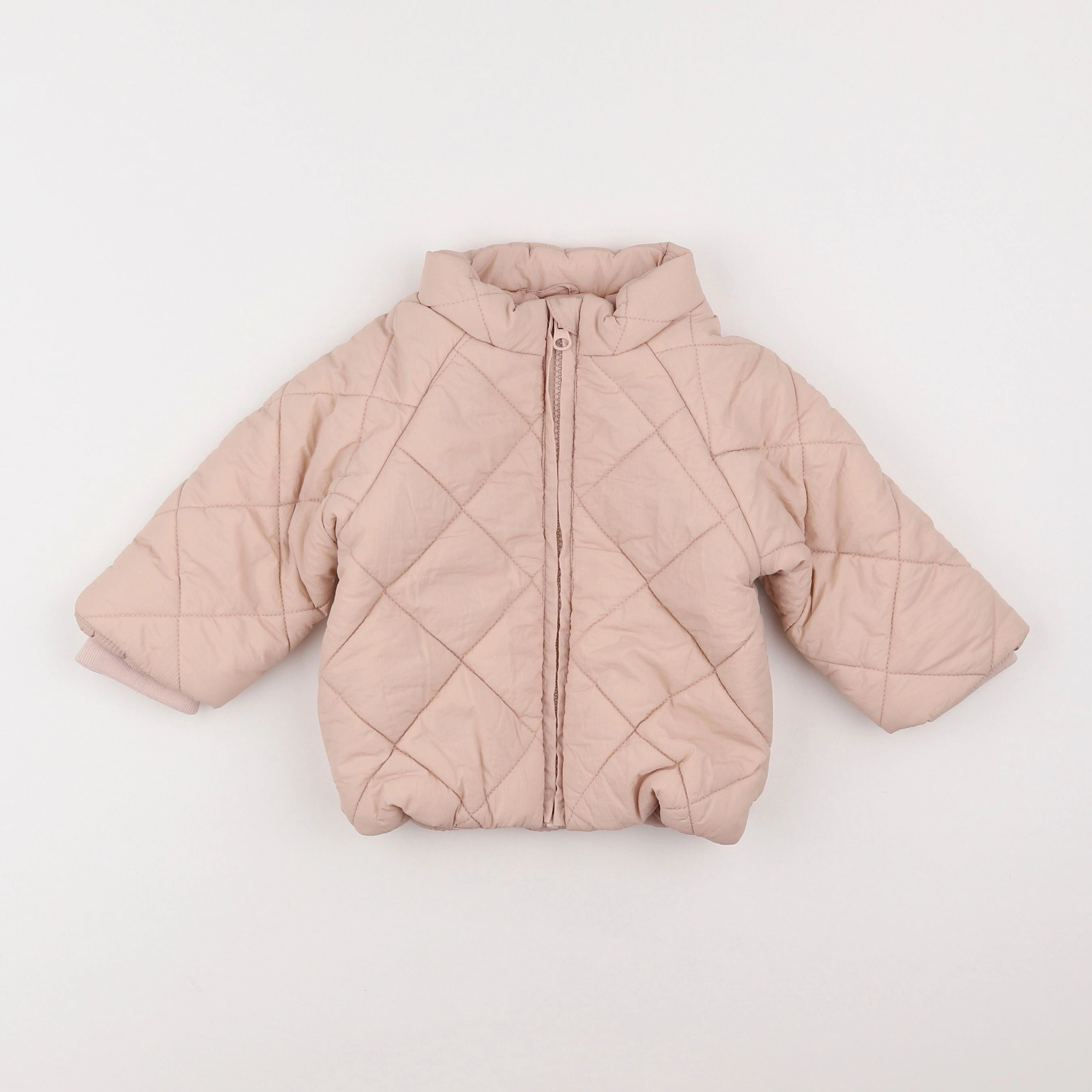 Vertbaudet - doudoune rose - 12 mois