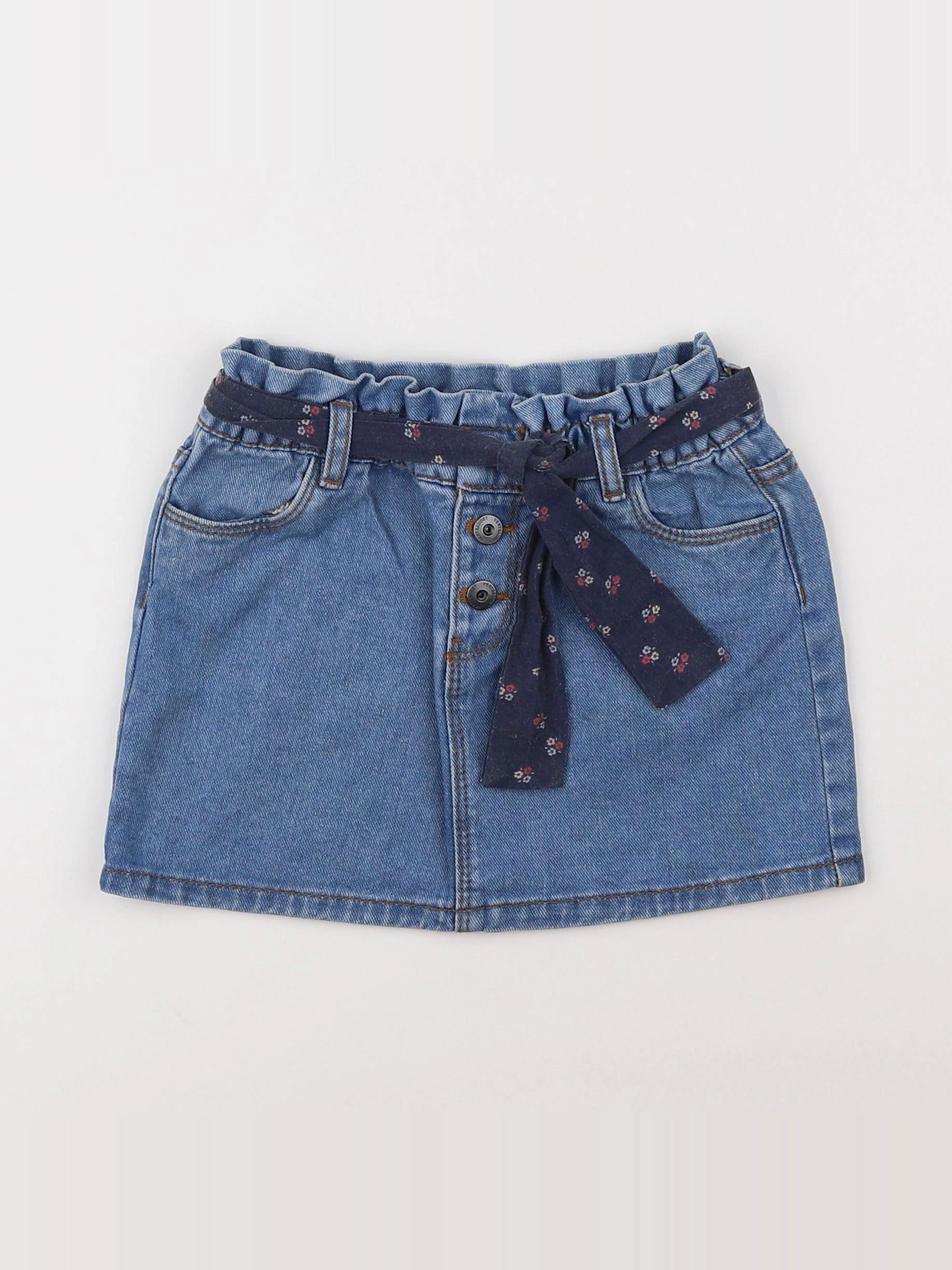 Vertbaudet - jupe bleu - 5 ans