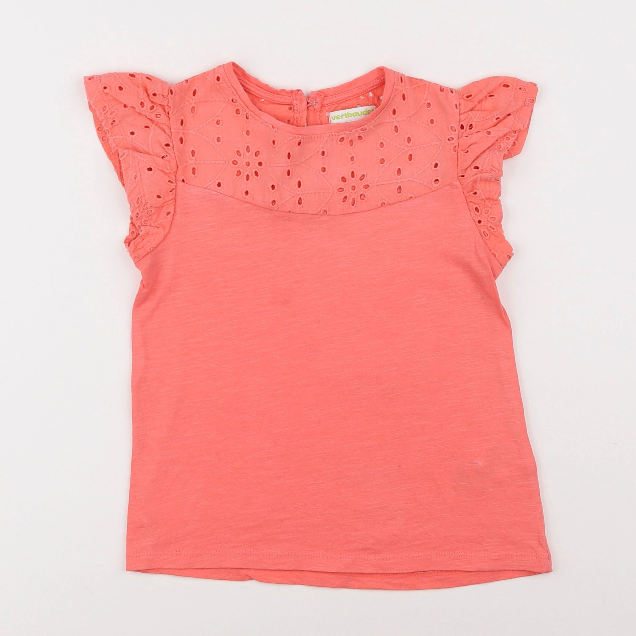 Vertbaudet - tee-shirt rose - 5 ans