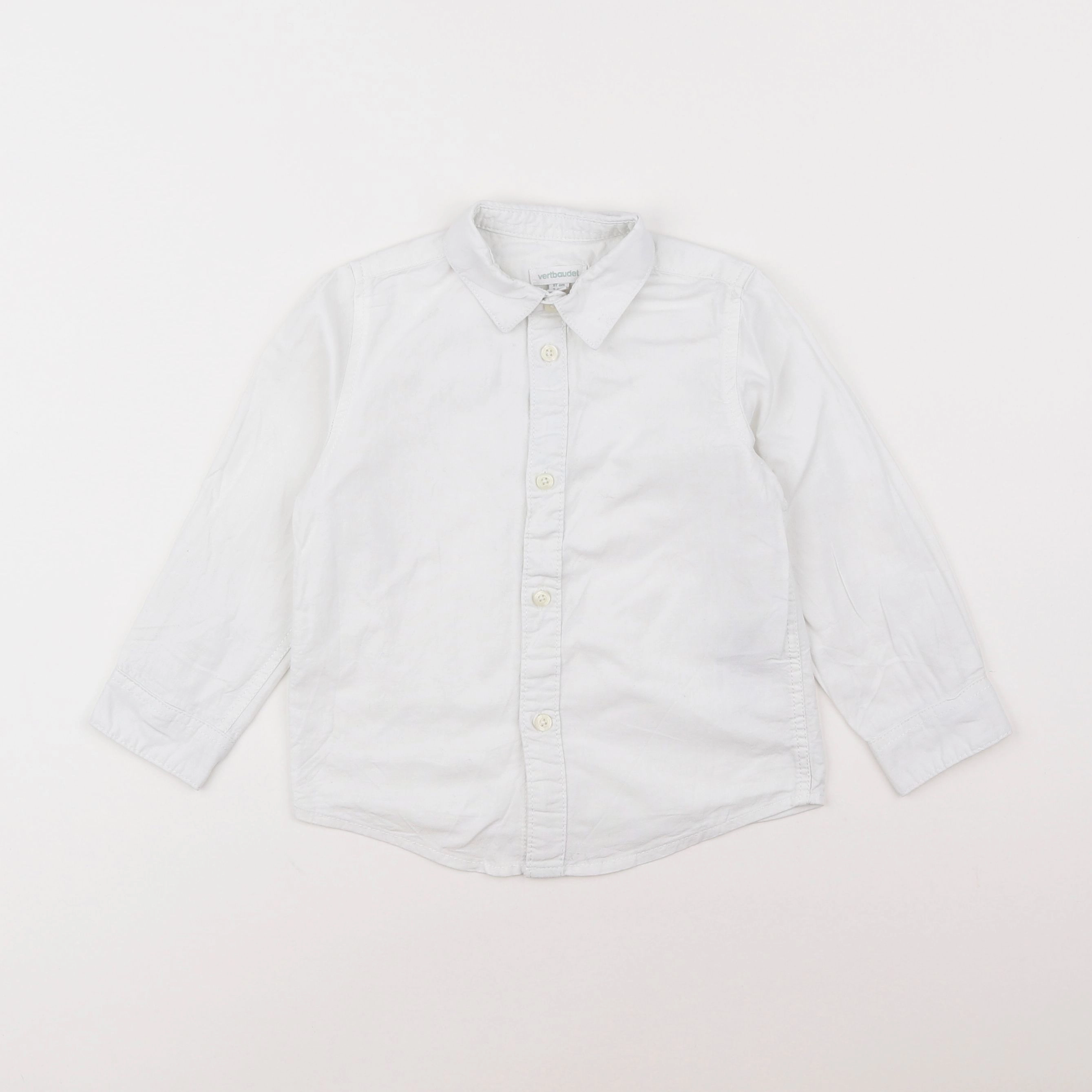 Vertbaudet - chemise blanc - 3 ans