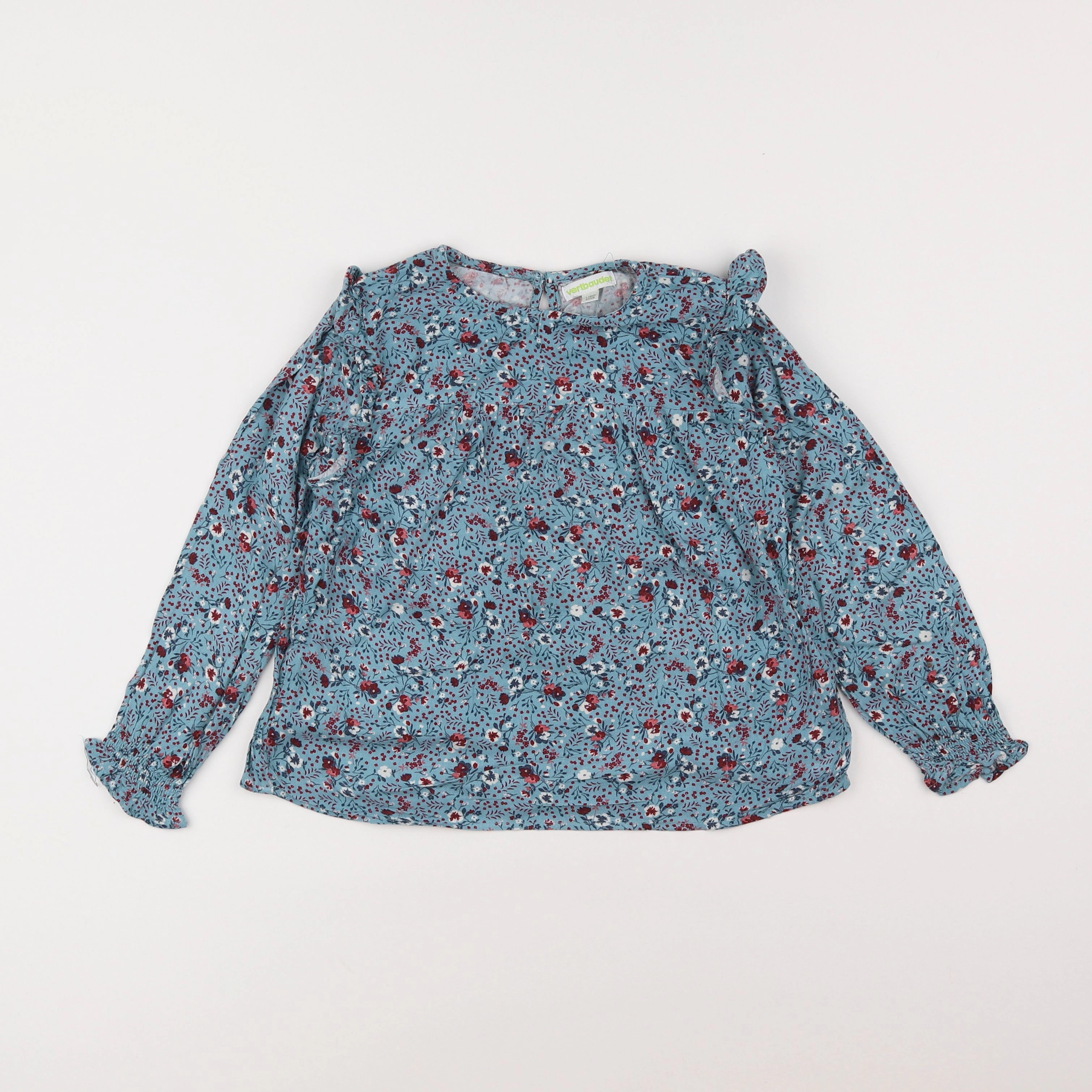 Vertbaudet - blouse bleu - 6 ans