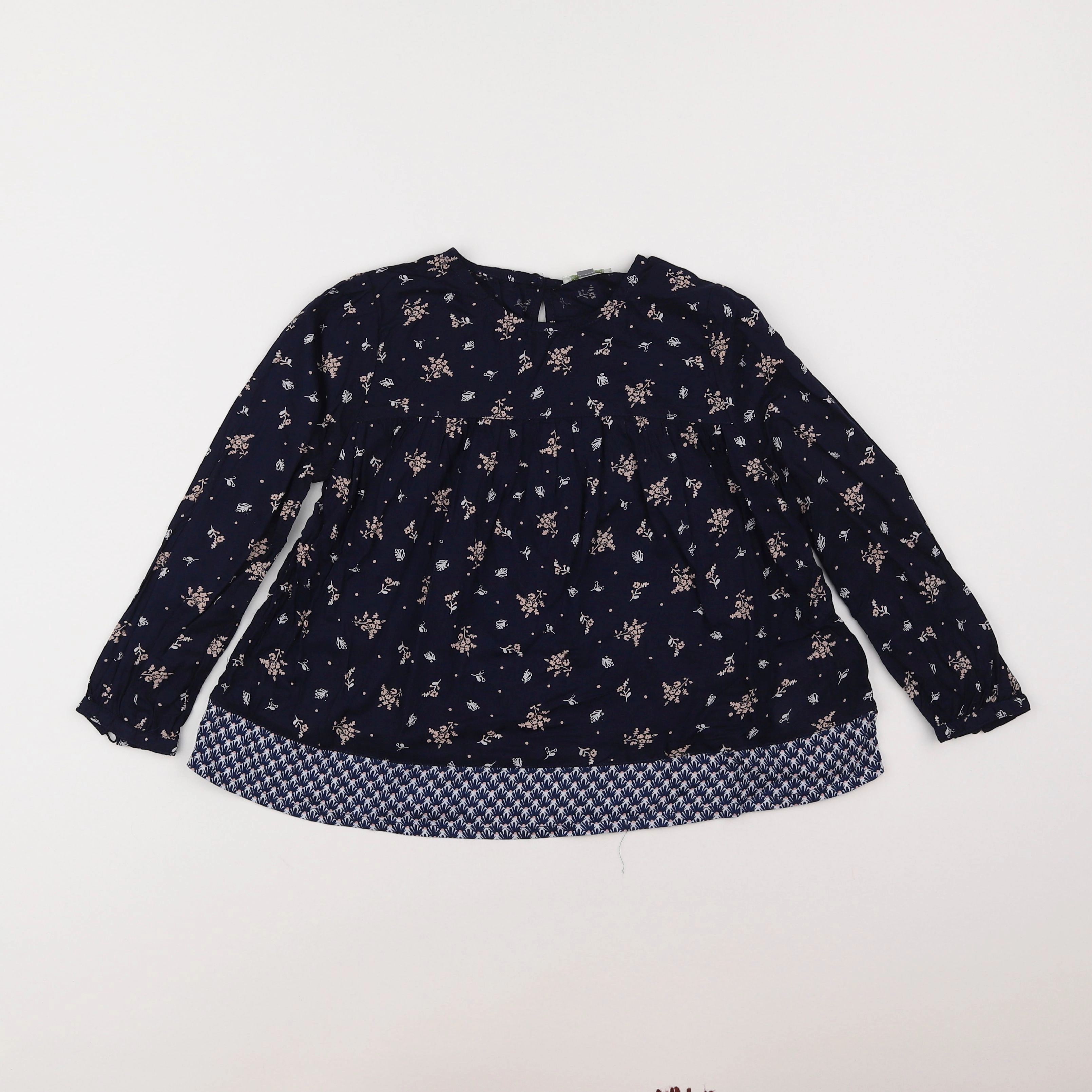 Vertbaudet - blouse bleu - 6 ans