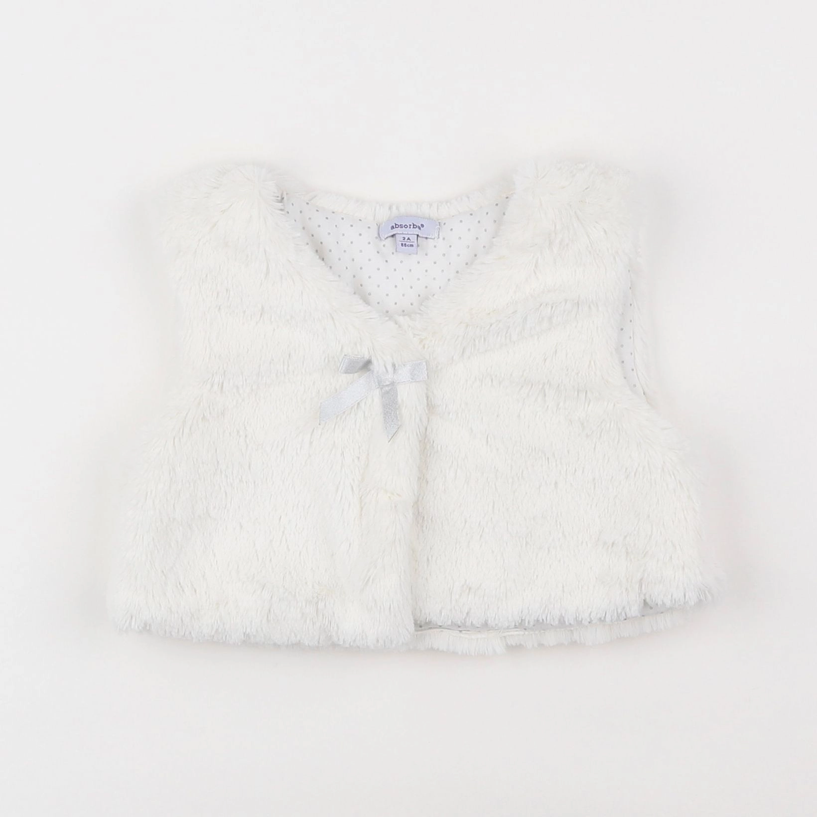 Absorba - gilet blanc - 2 ans