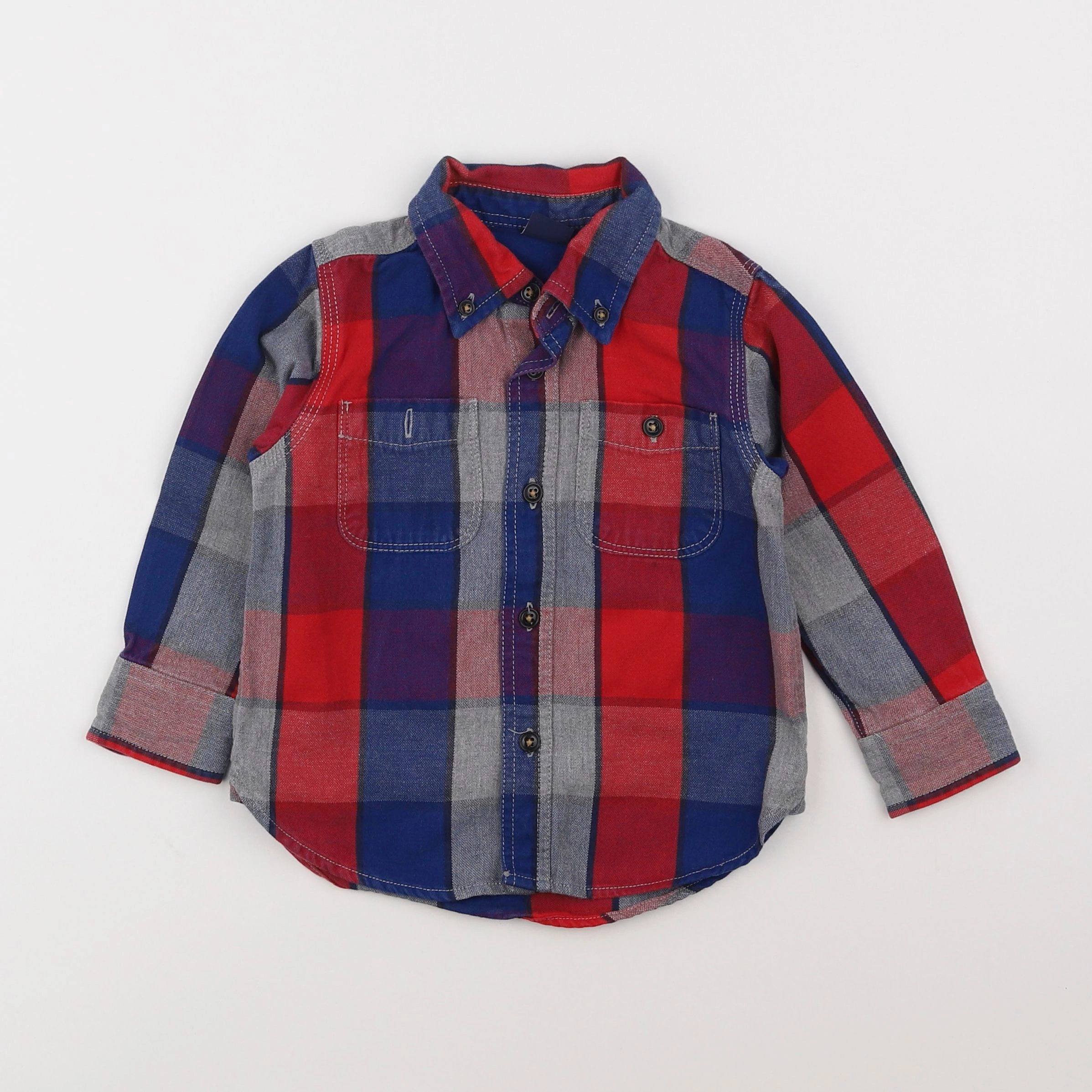 GAP - chemise rouge - 2 ans