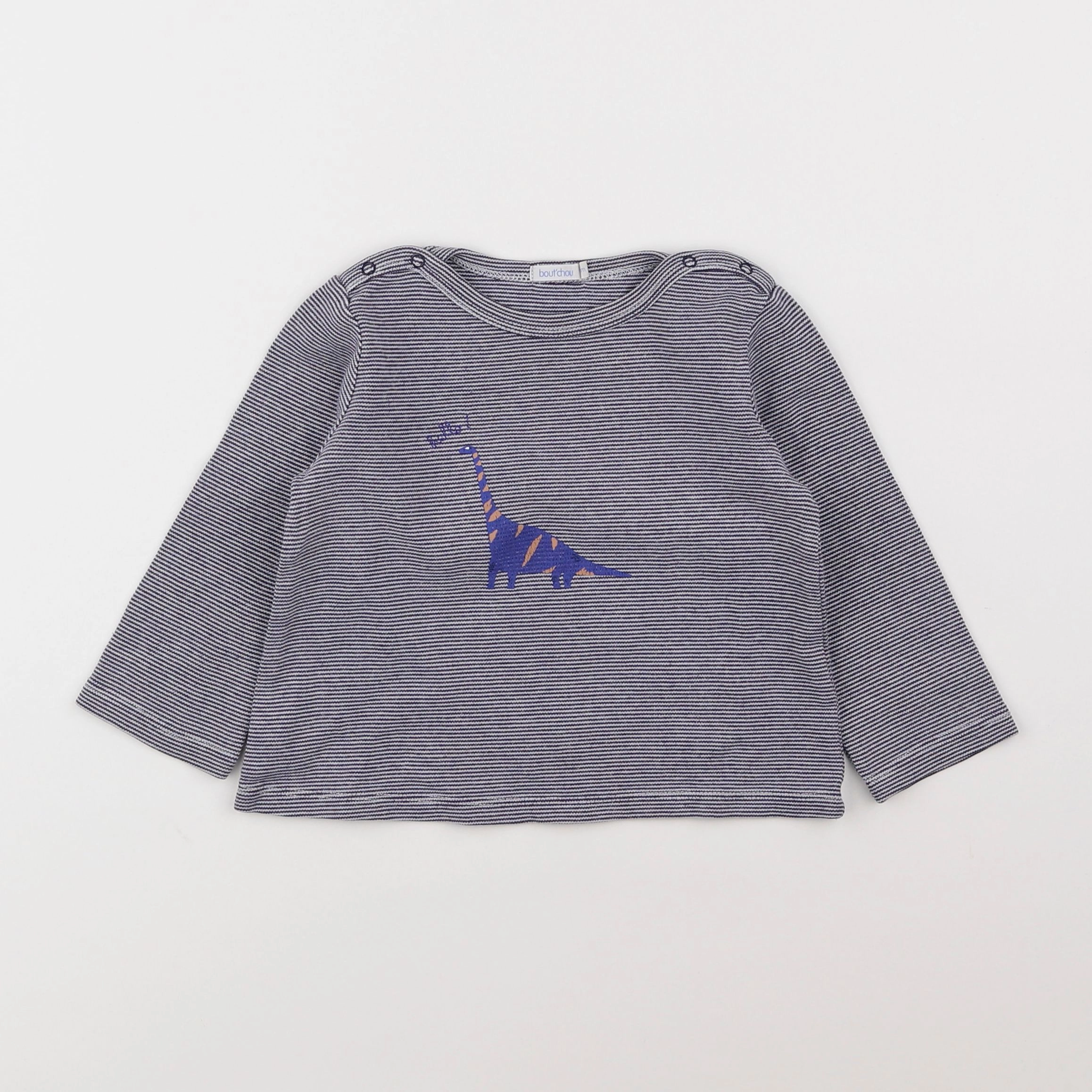 Boutchou - tee-shirt bleu - 2 ans