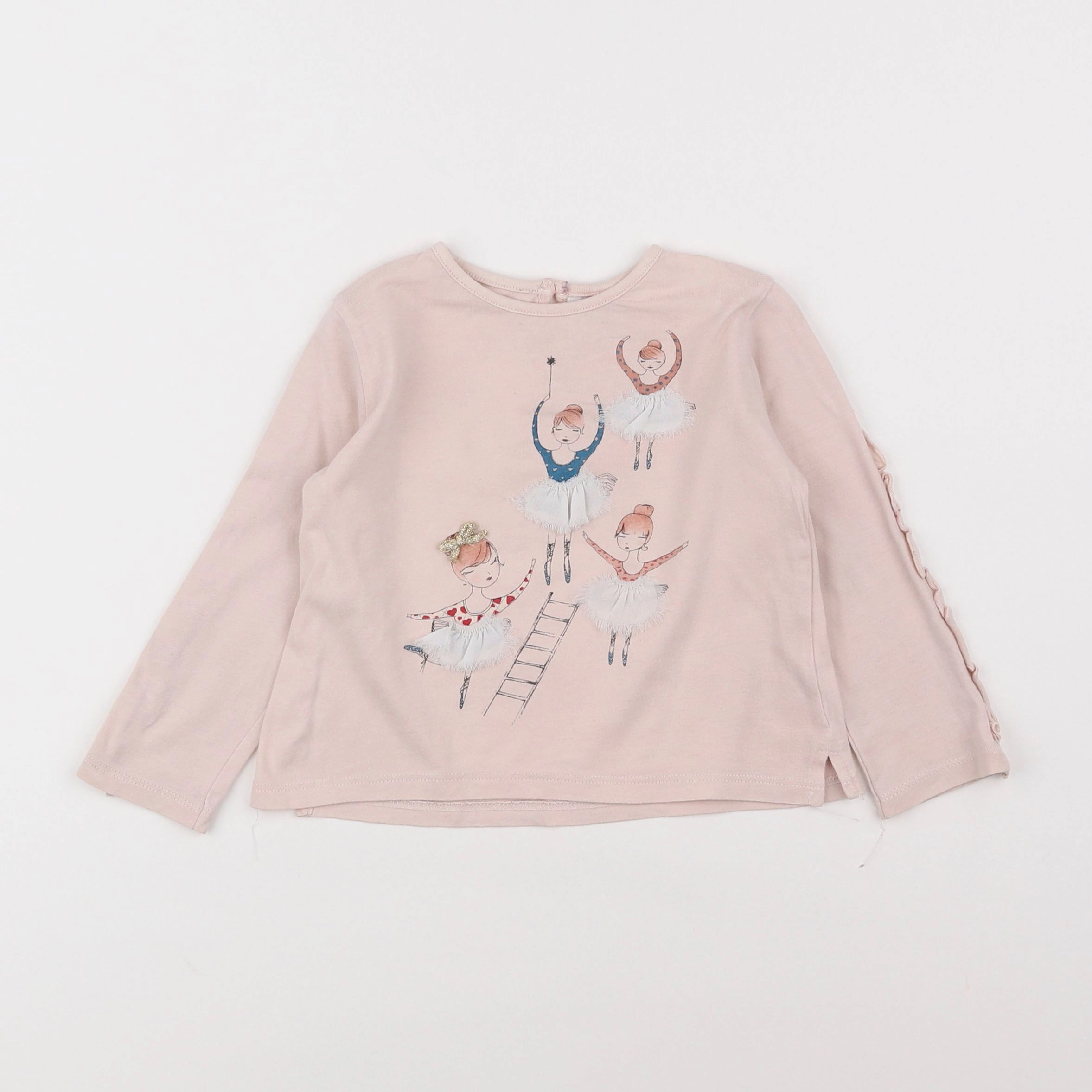 Zara - tee-shirt rose - 18 mois à 2 ans