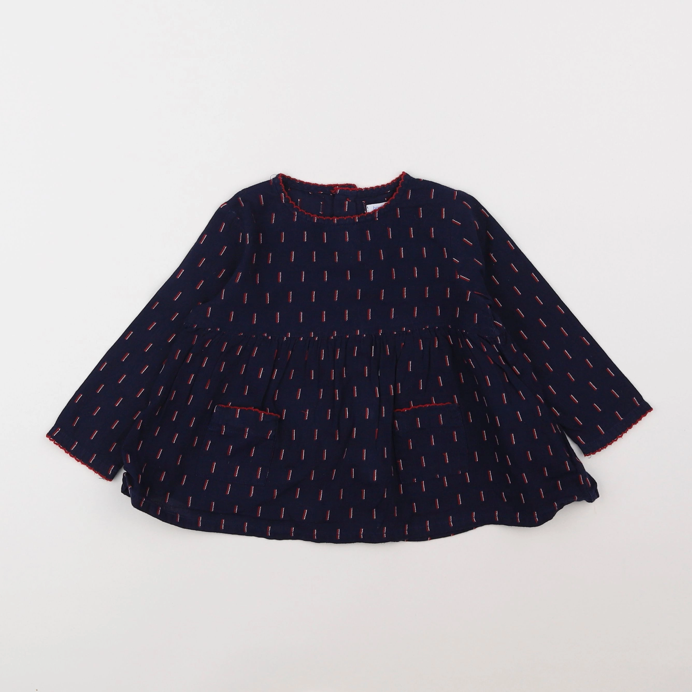 Boutchou - blouse bleu - 18 mois