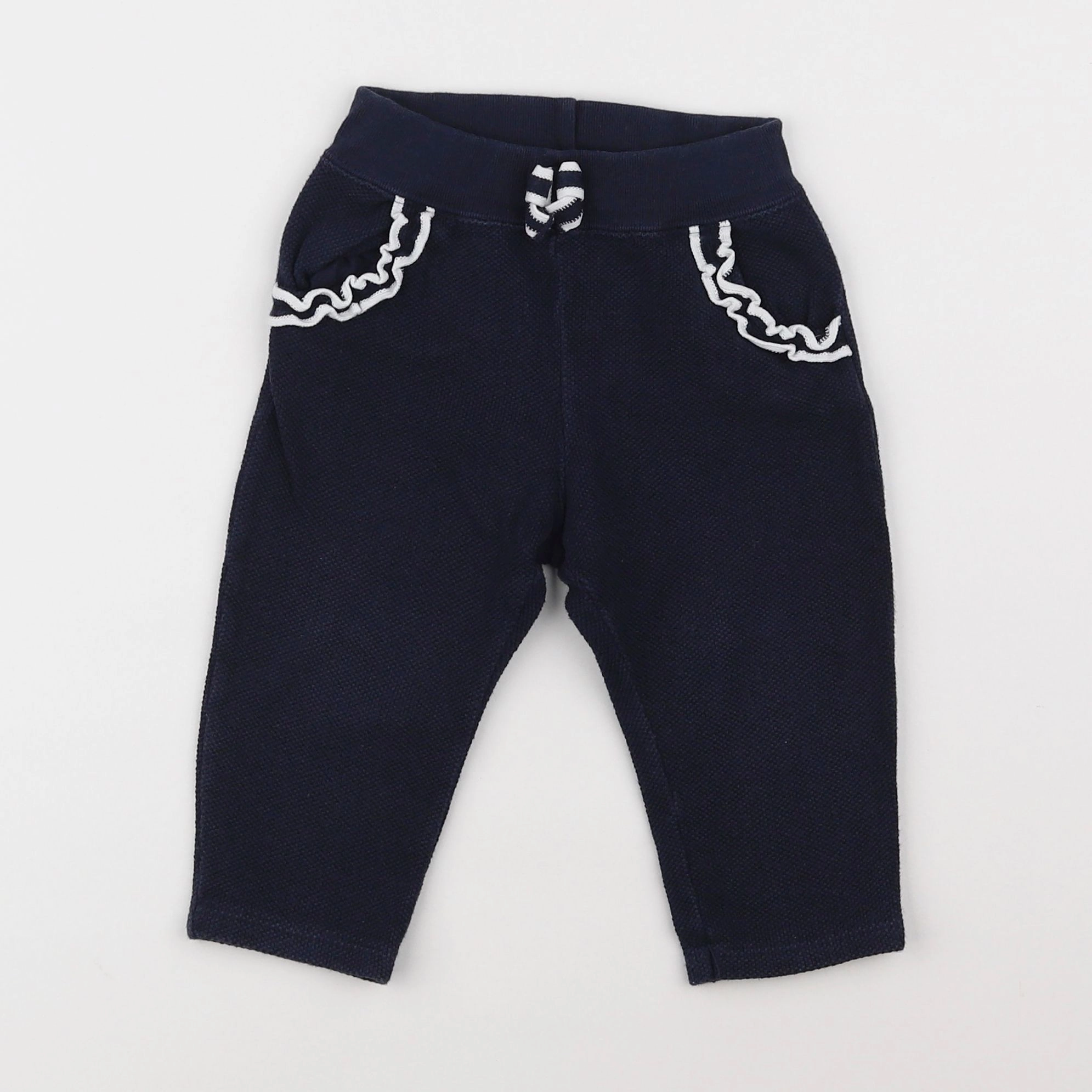 Petit Bateau - jogging bleu - 18 mois