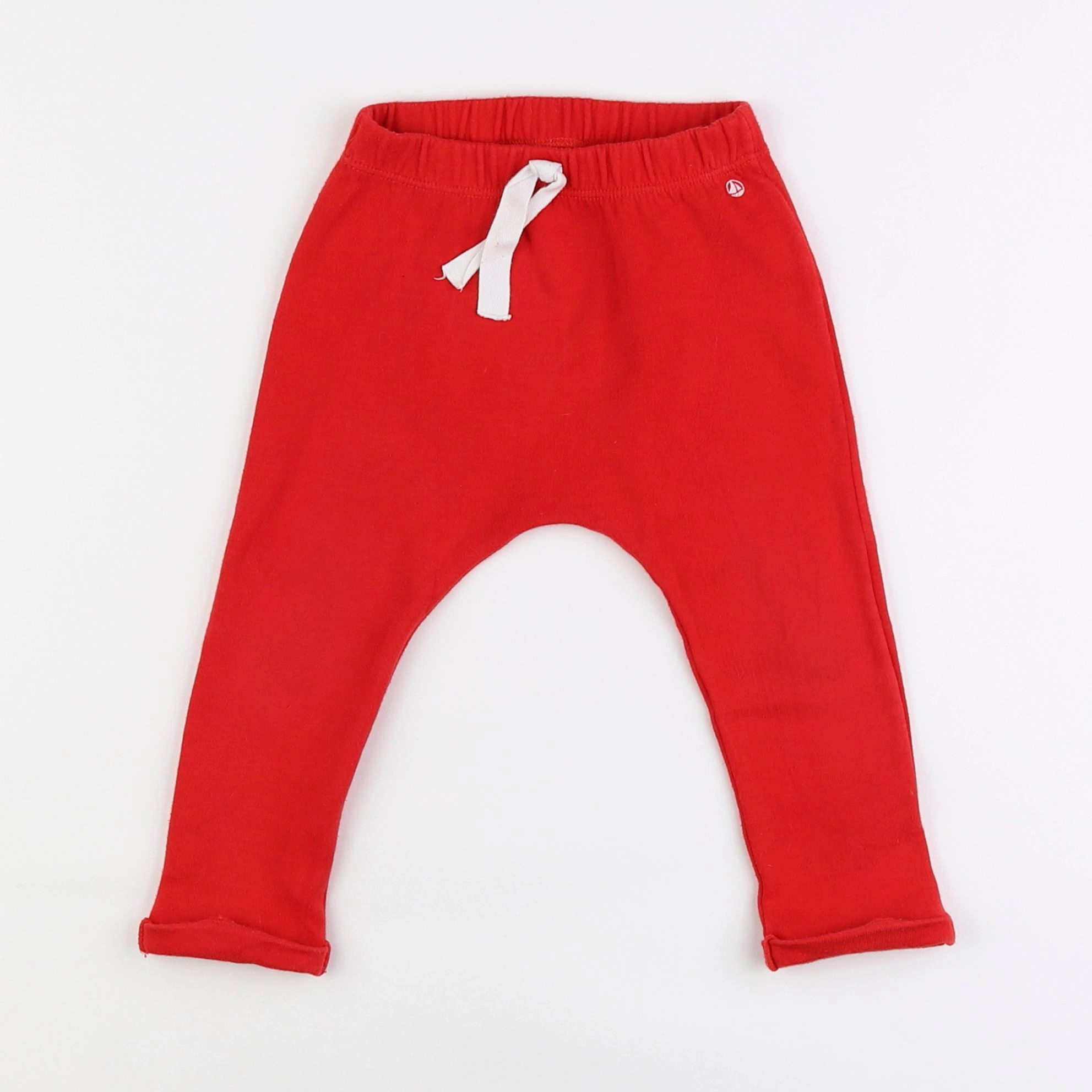 Petit Bateau - legging rouge - 18 mois