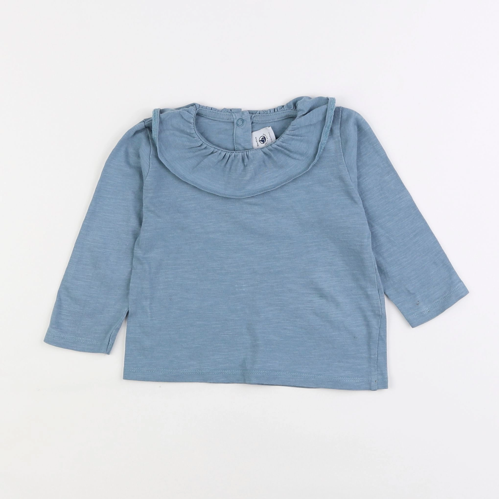 Petit Bateau - tee-shirt bleu - 18 mois