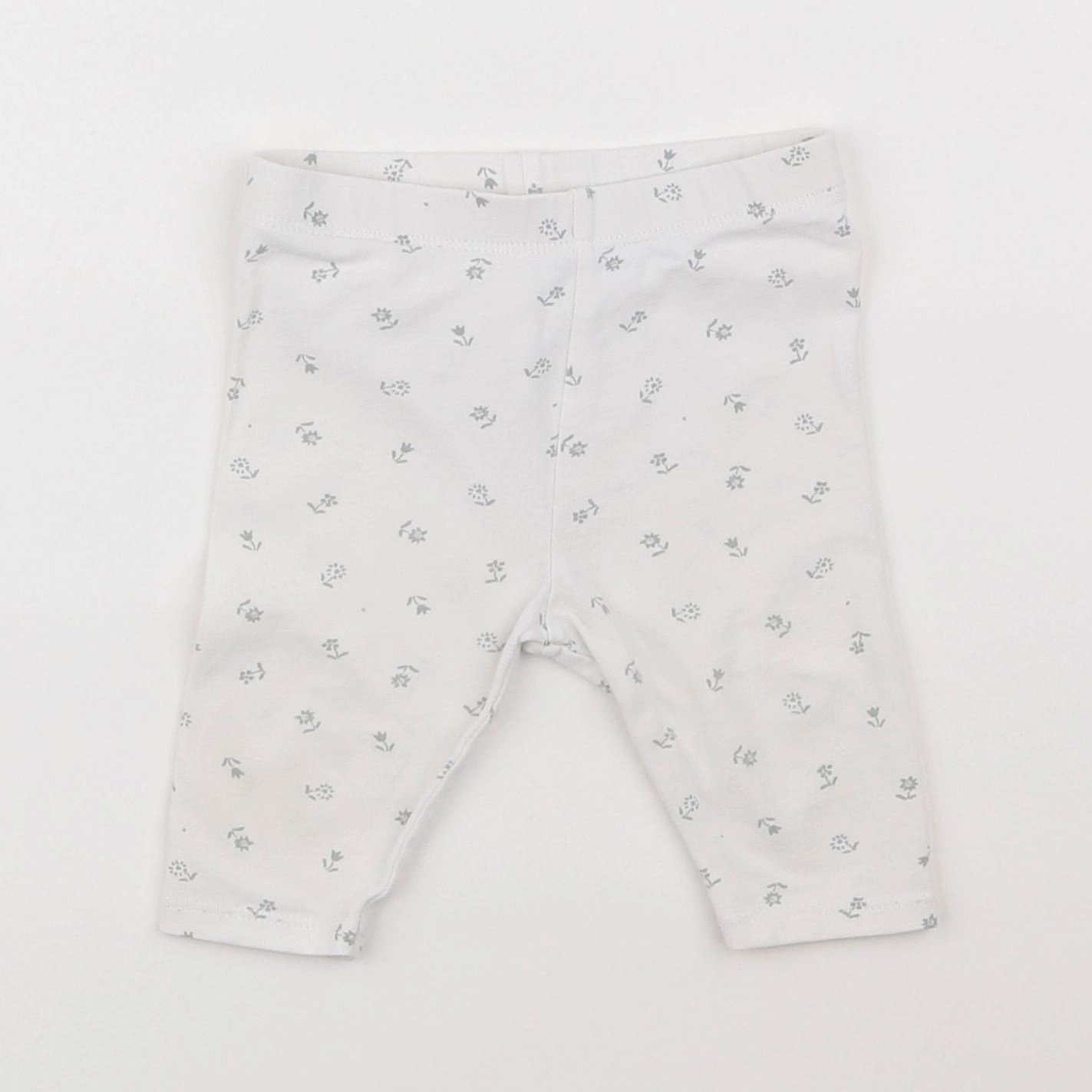 Vertbaudet - legging blanc - 6 mois