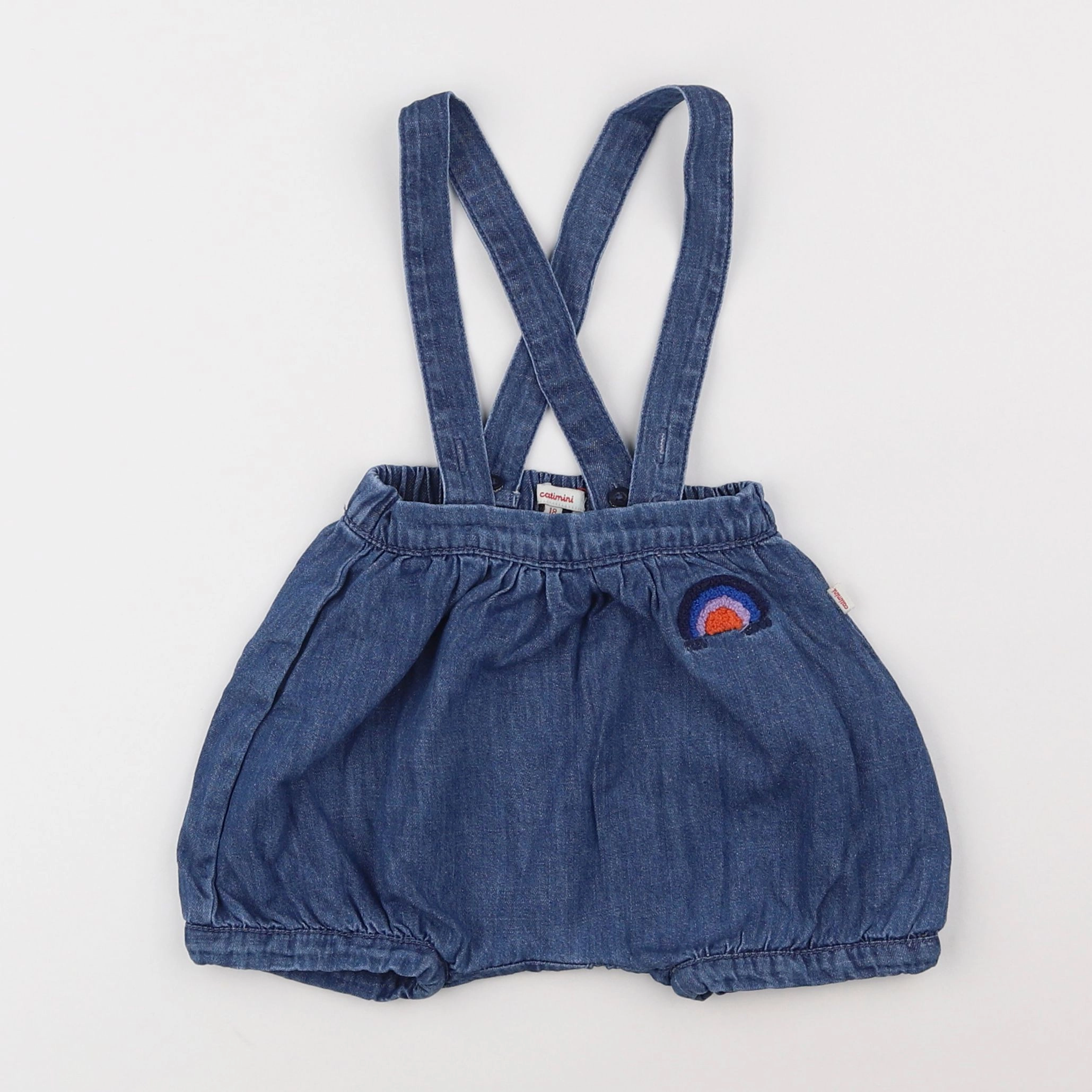 Catimini - short bleu - 18 mois