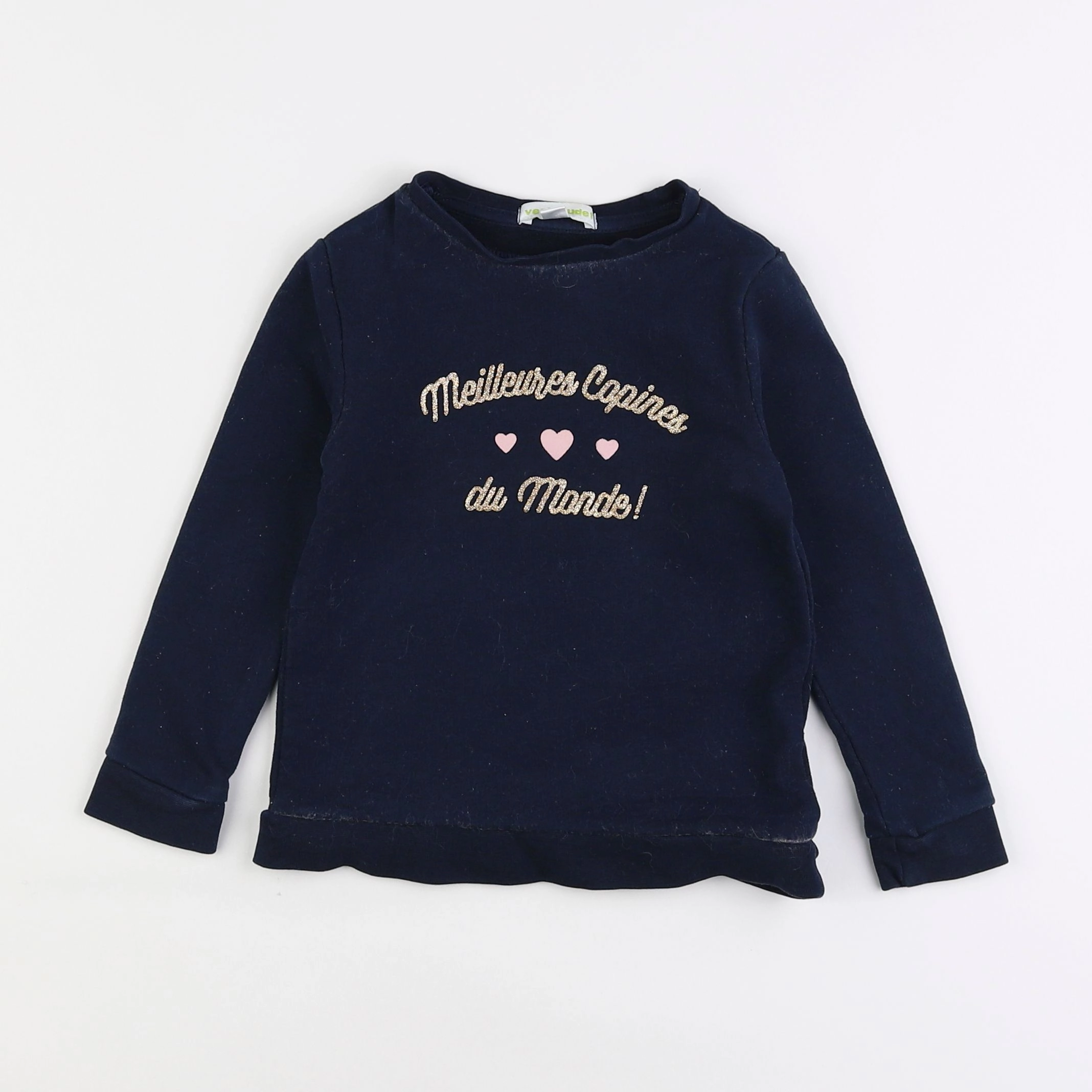 Vertbaudet - sweat bleu - 5 ans