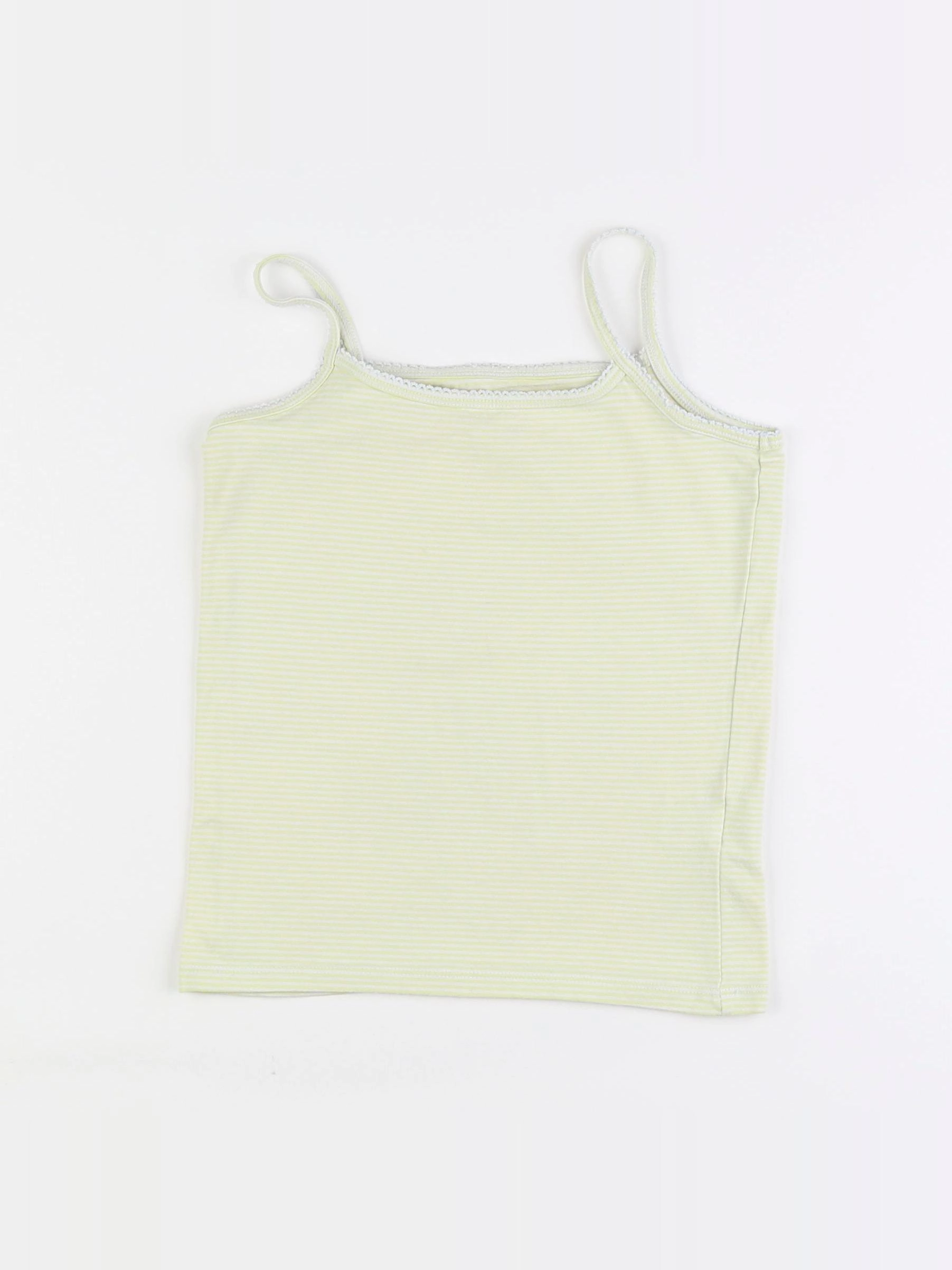 Vertbaudet - maillot de corps jaune - 8 ans