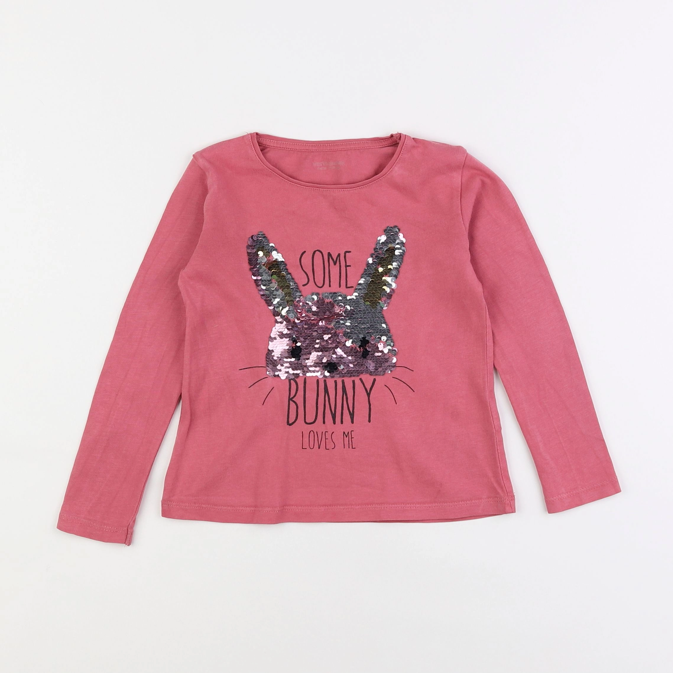 Vertbaudet - tee-shirt rose - 4 ans