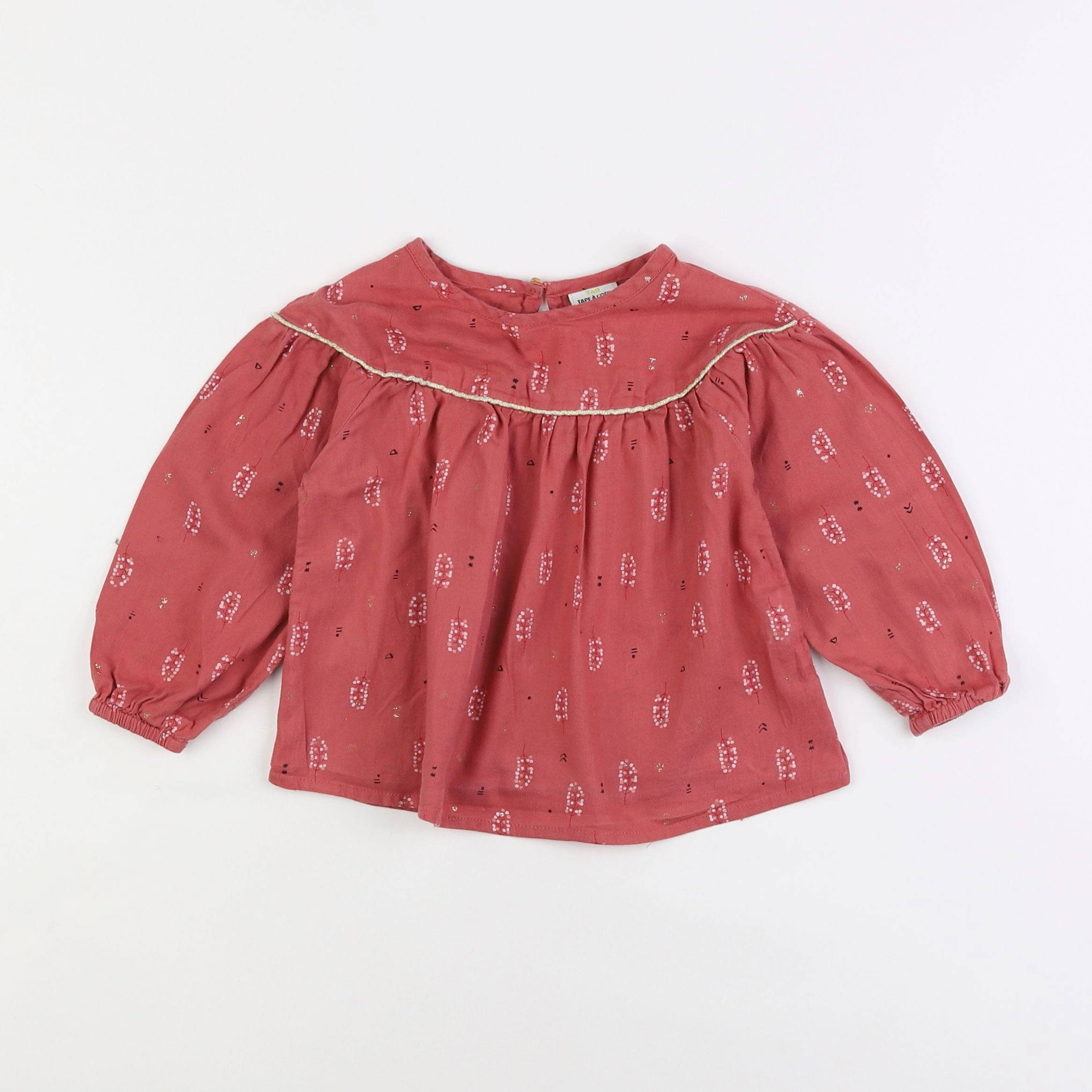 Tape à l'oeil - blouse rose - 2 ans