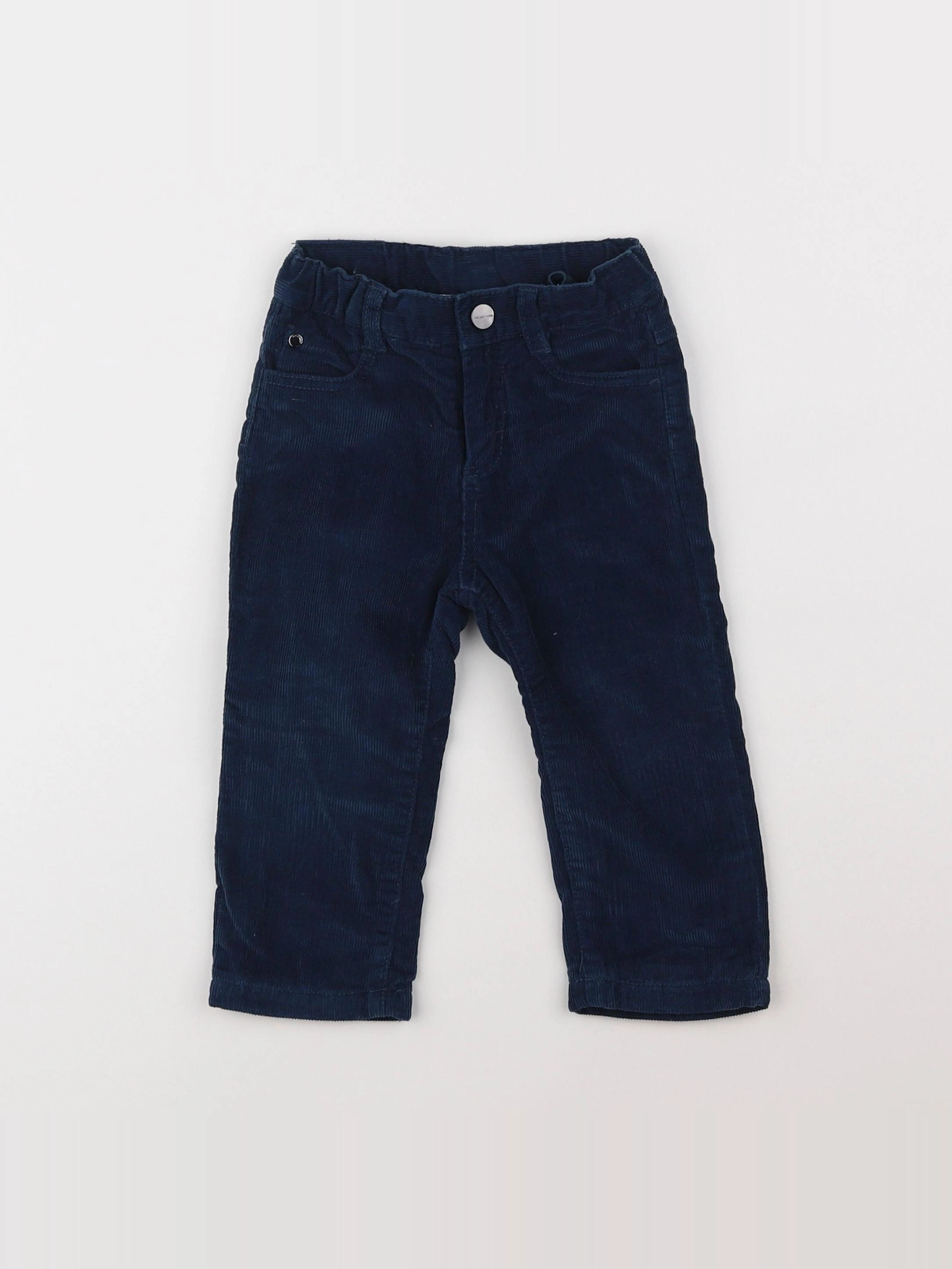 Jacadi - pantalon bleu - 18 mois