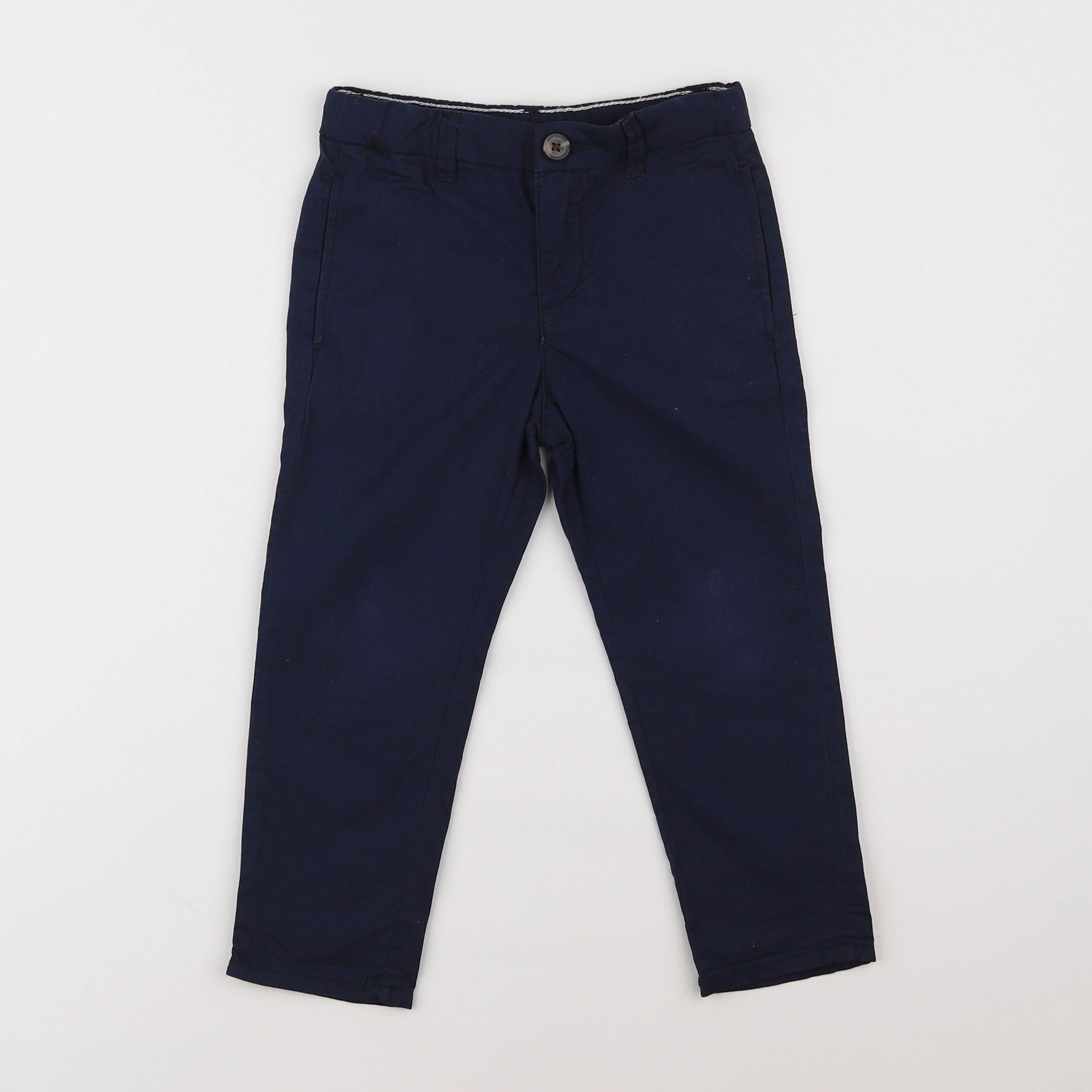 H&M - pantalon bleu - 2/3 ans