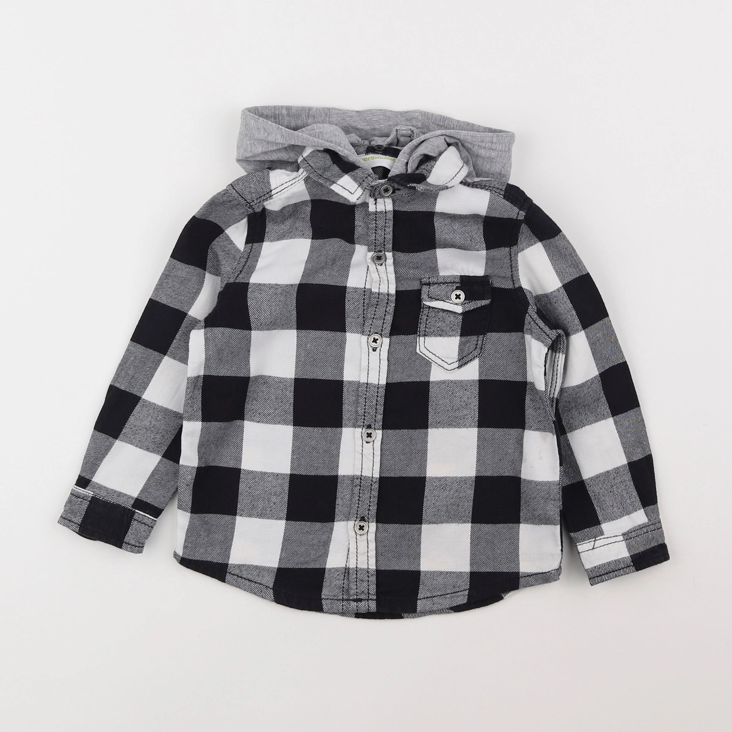 Vertbaudet - chemise noir - 3 ans