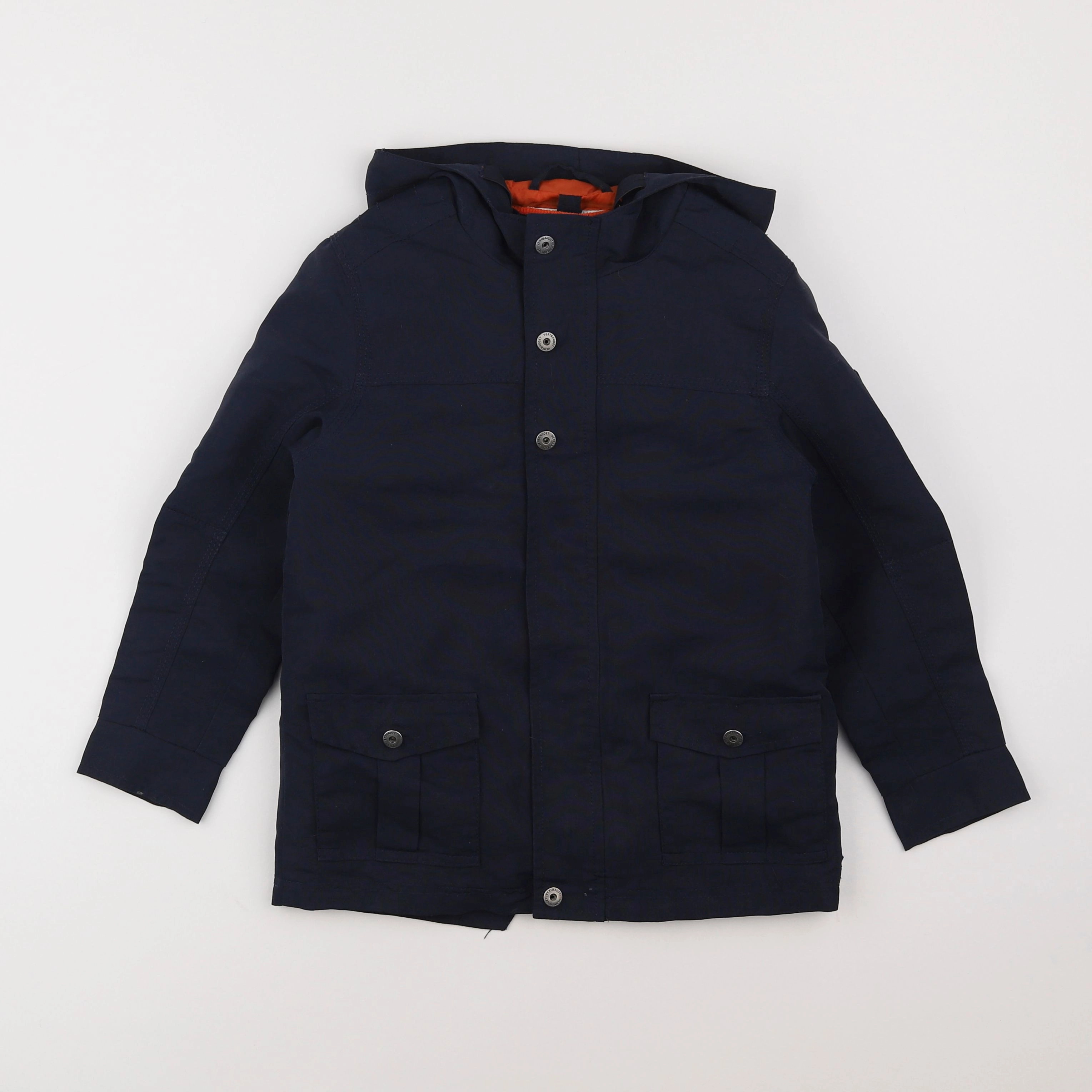 Vertbaudet - parka bleu - 7 ans