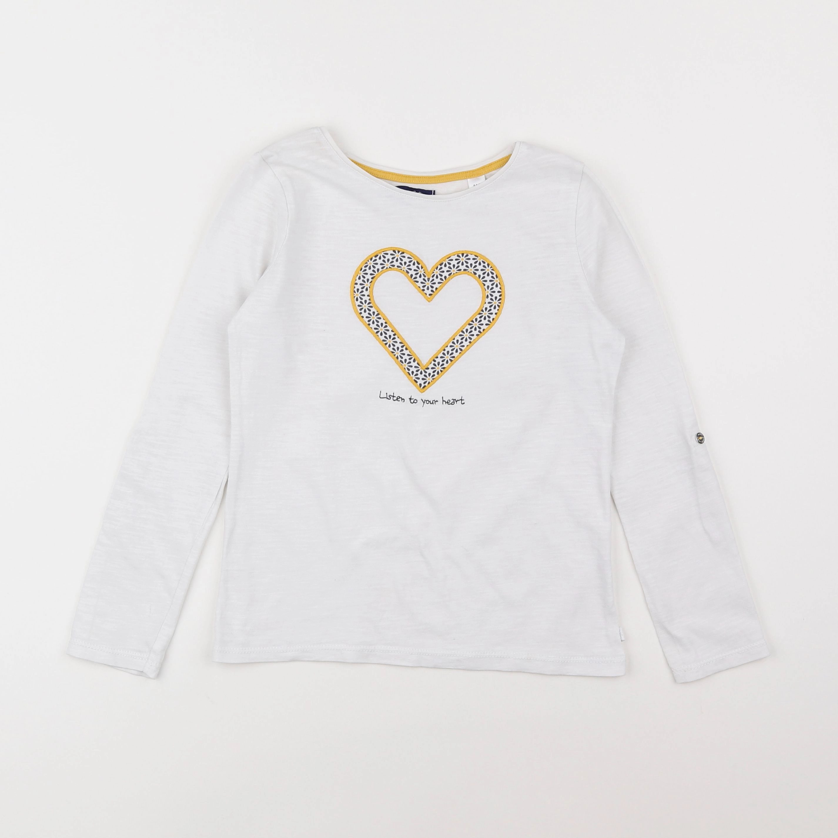 Okaidi - tee-shirt blanc - 8 ans