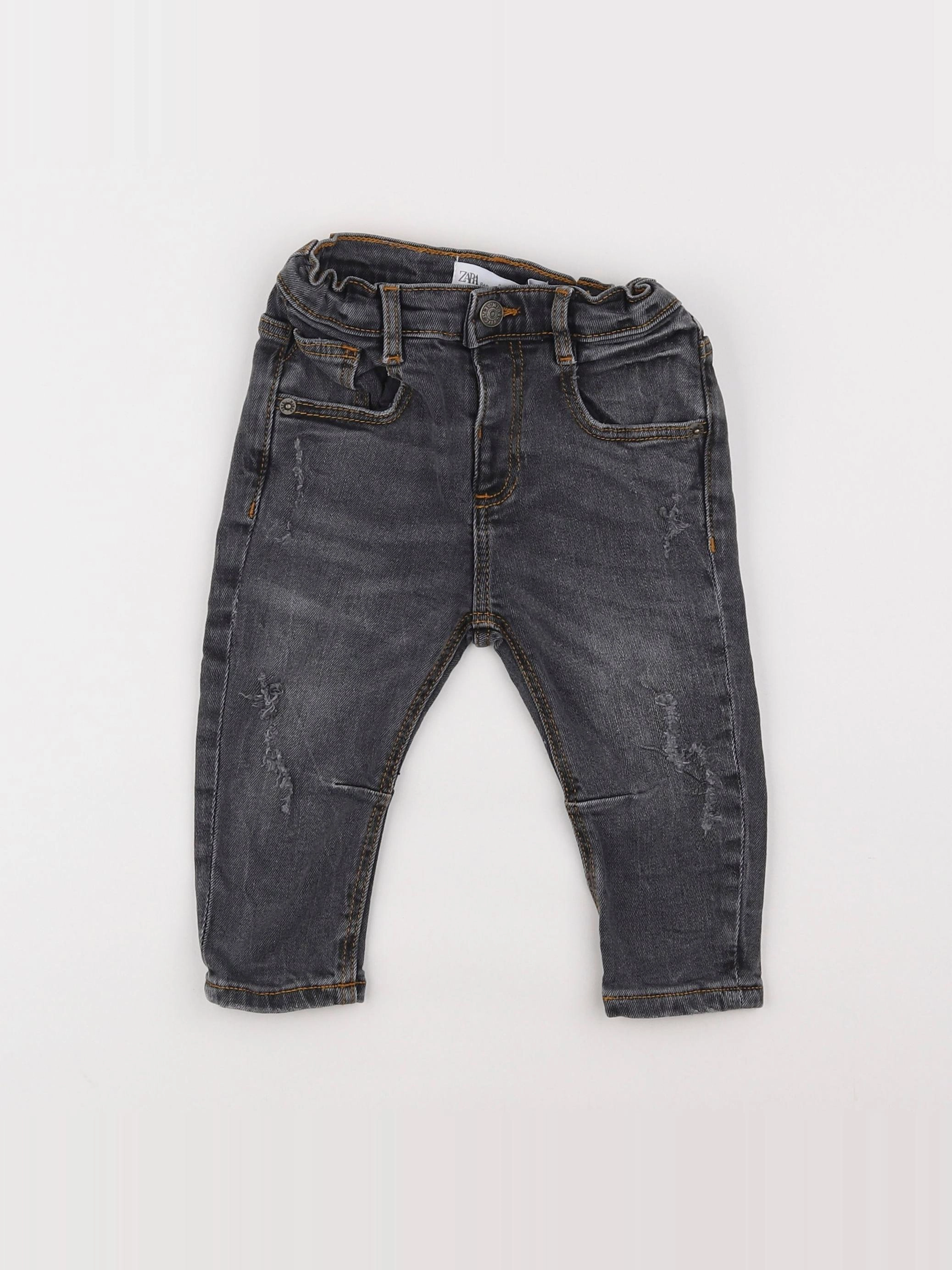 Zara - jean gris - 12/18 mois