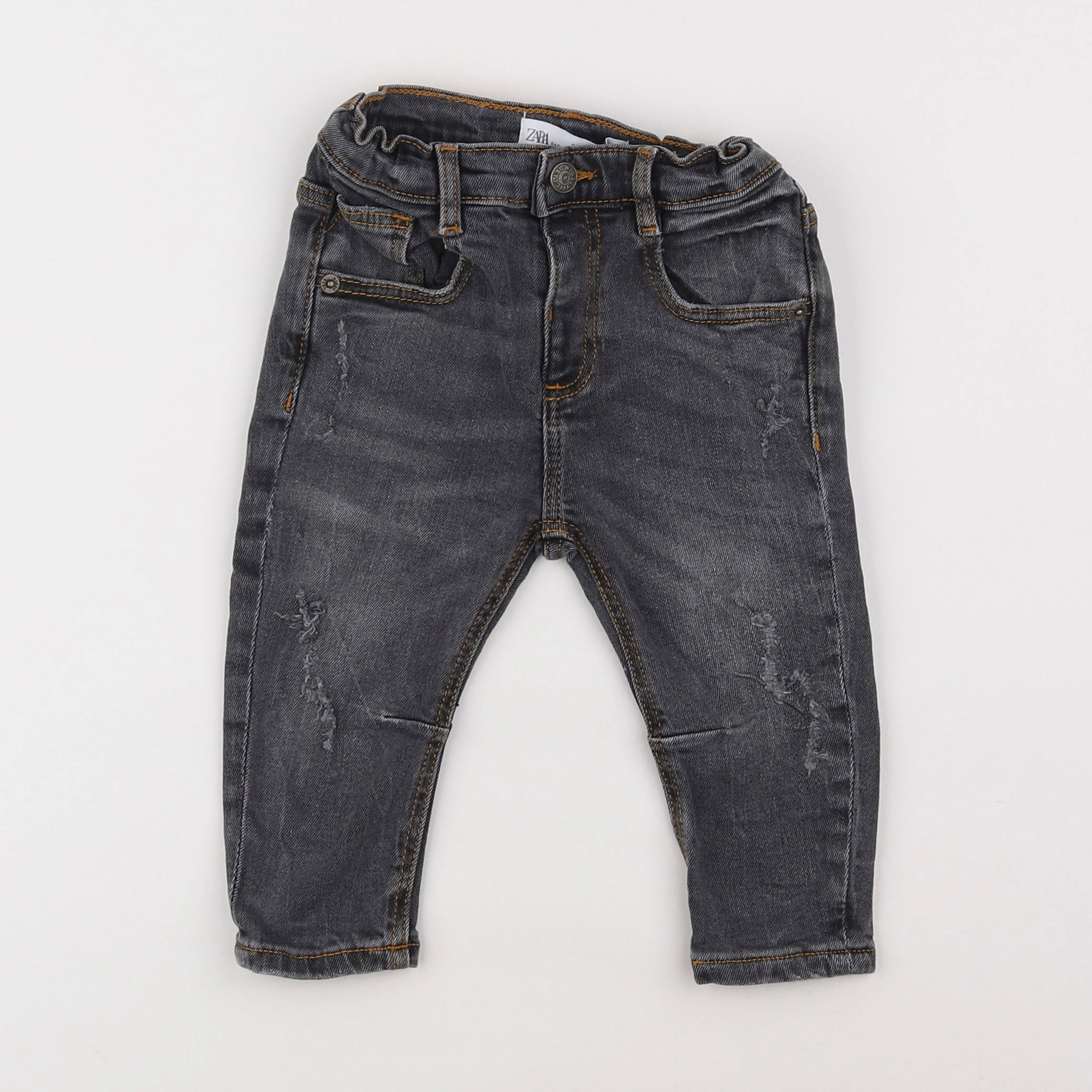 Zara - jean gris - 12/18 mois