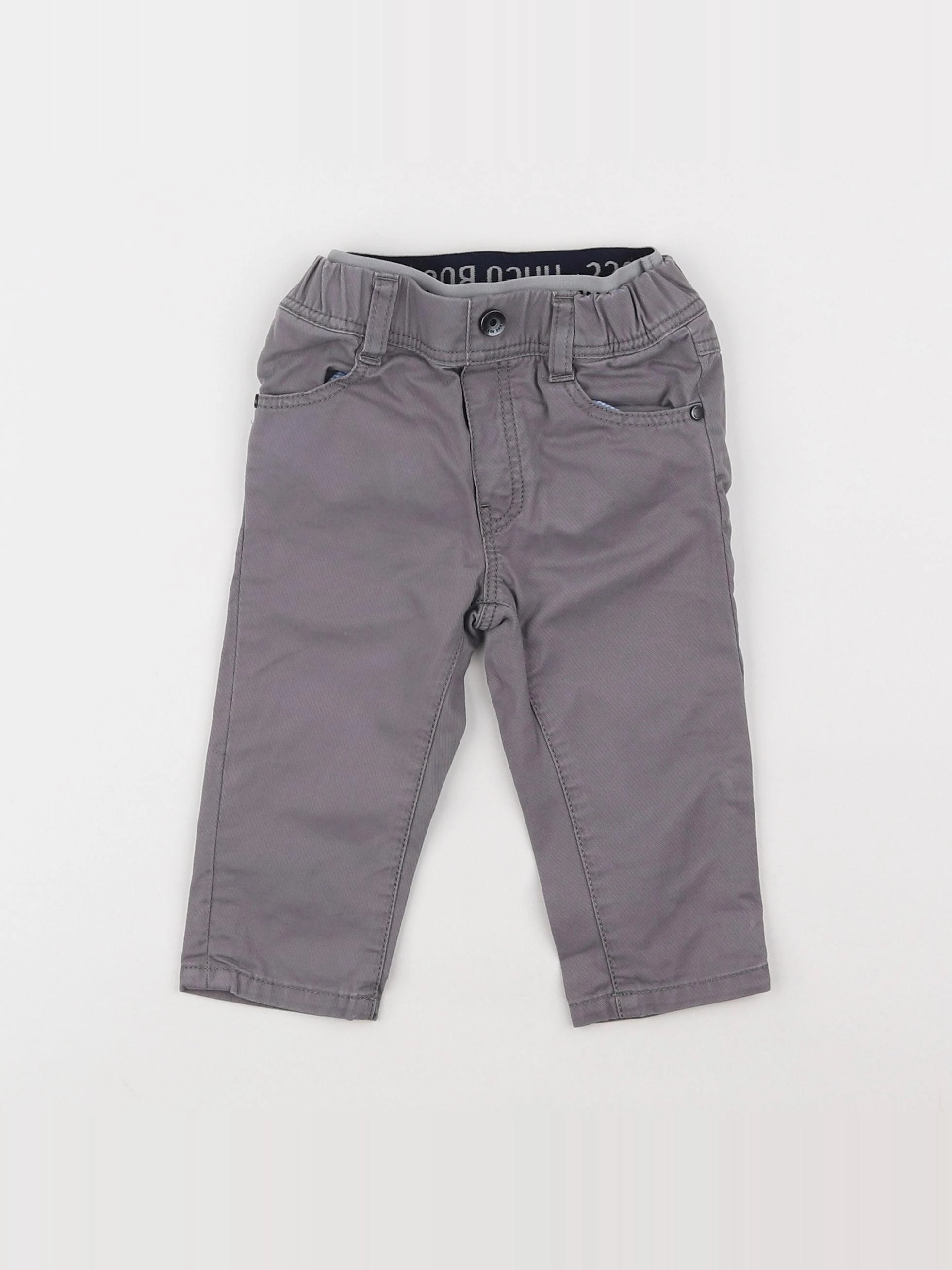 Hugo Boss - pantalon gris - 12/18 mois