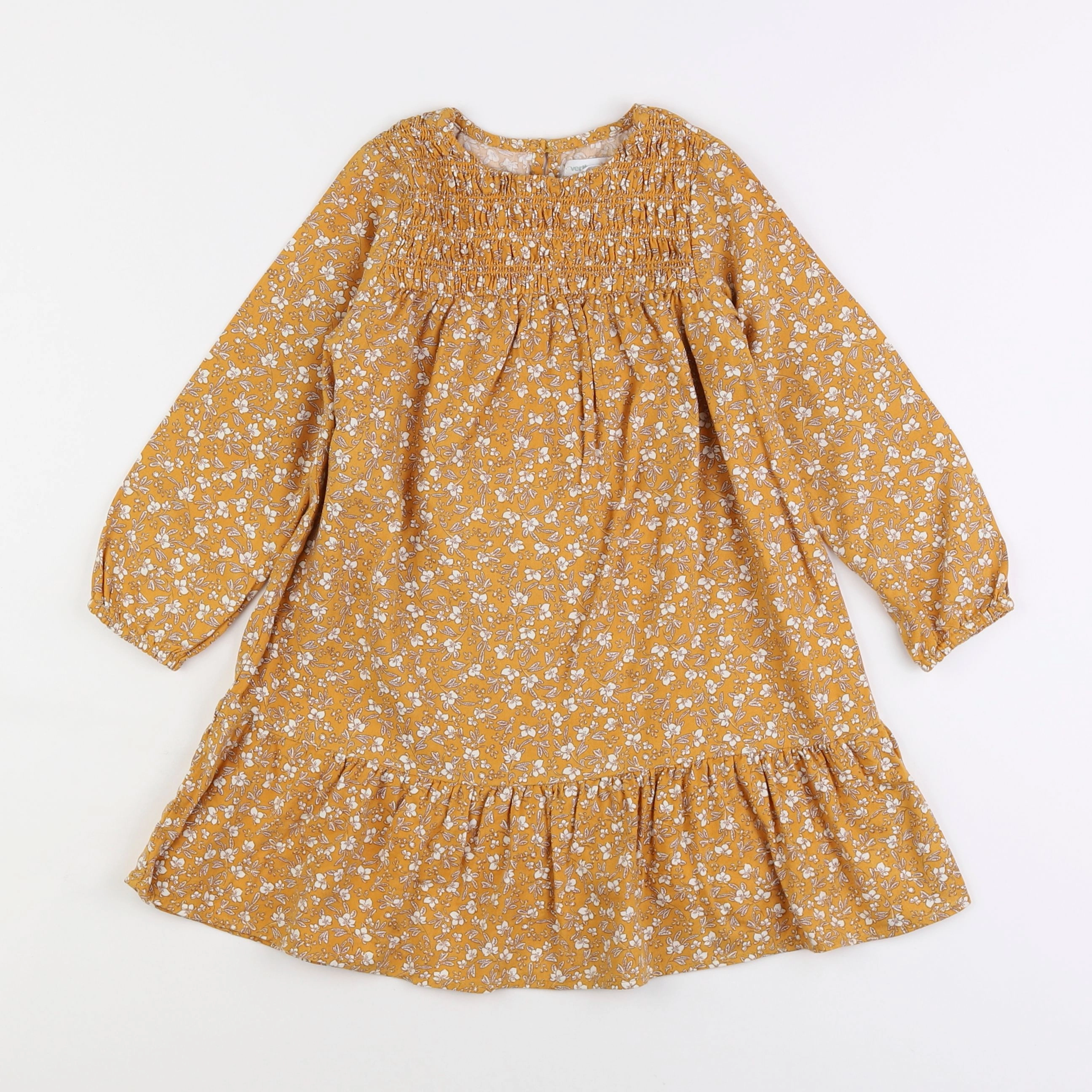 Vertbaudet - robe jaune - 4 ans