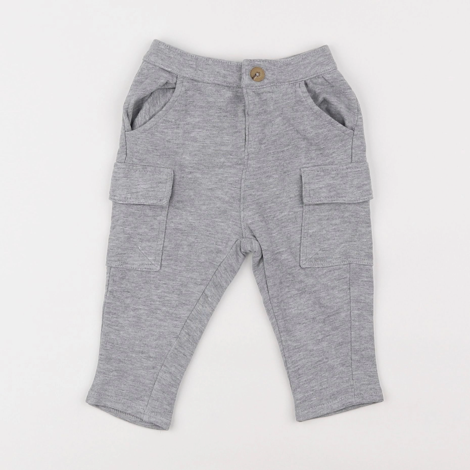 Vertbaudet - pantalon gris - 6 mois