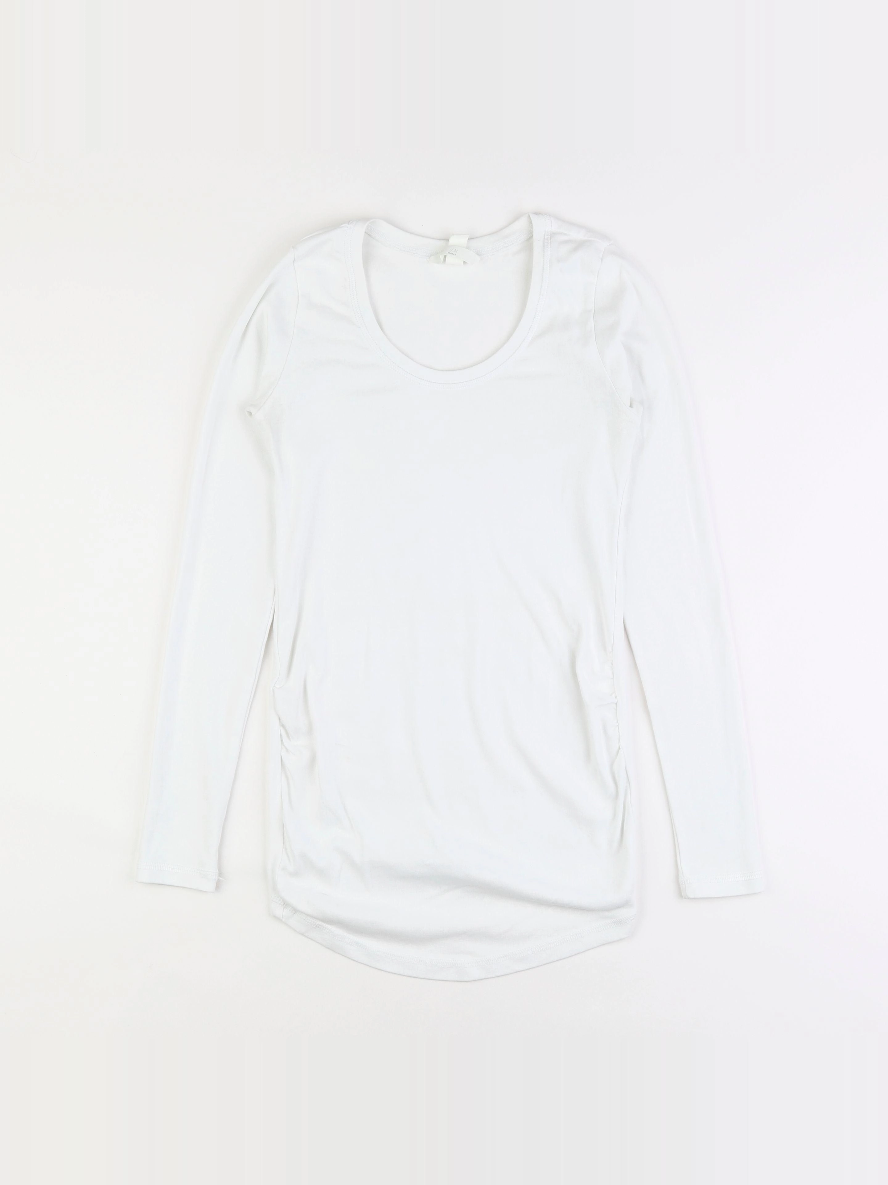 H&M - tee-shirt grossesse blanc - 36