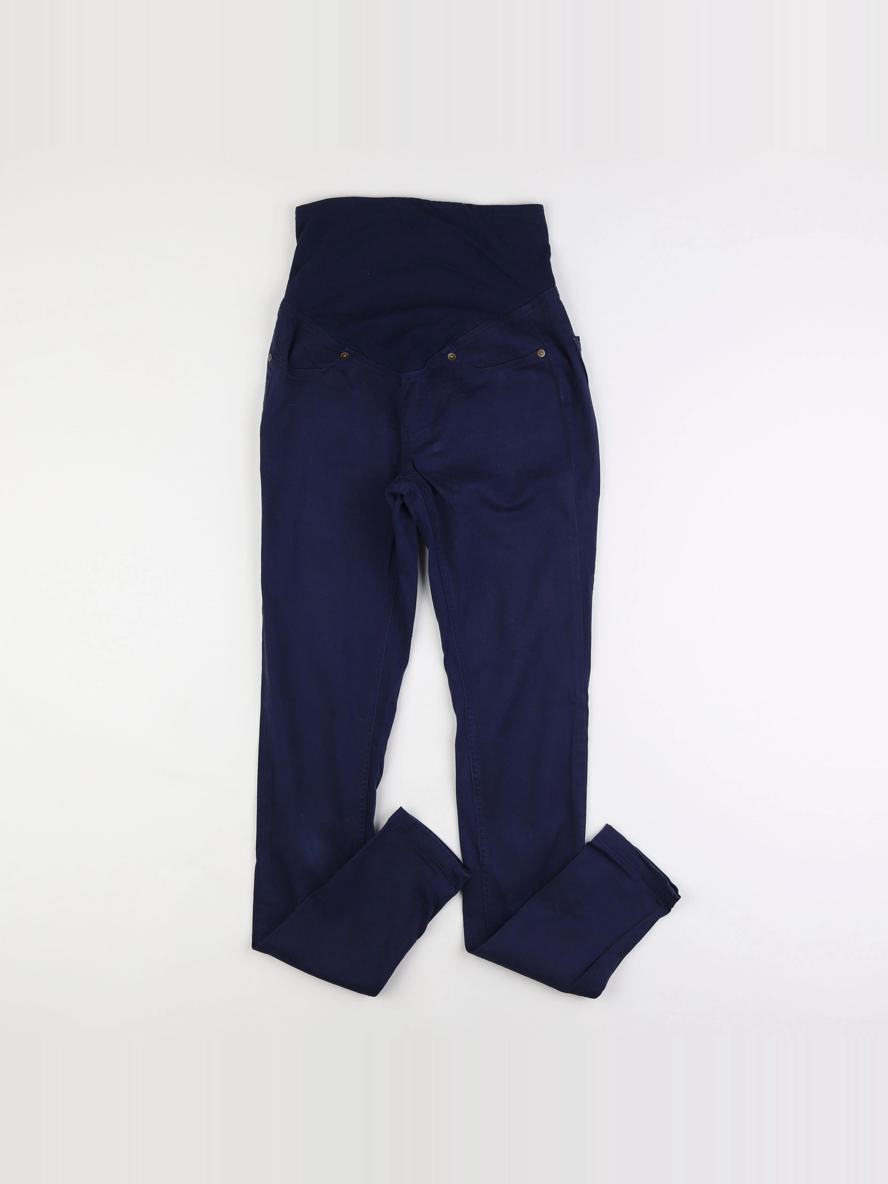 Vertbaudet - pantalon grossesse bleu - 34