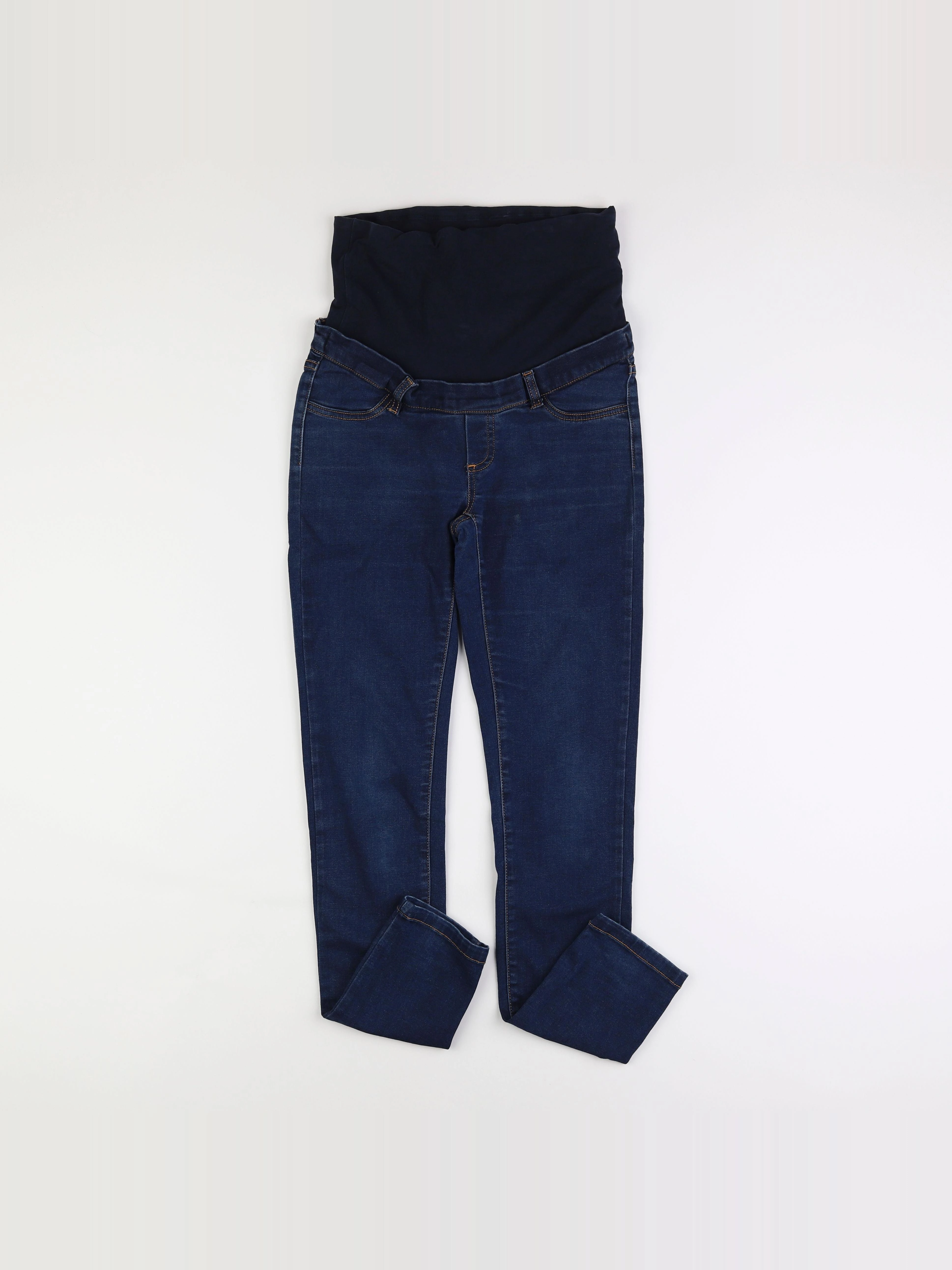 Envie de fraise - jean grossesse bleu - 34