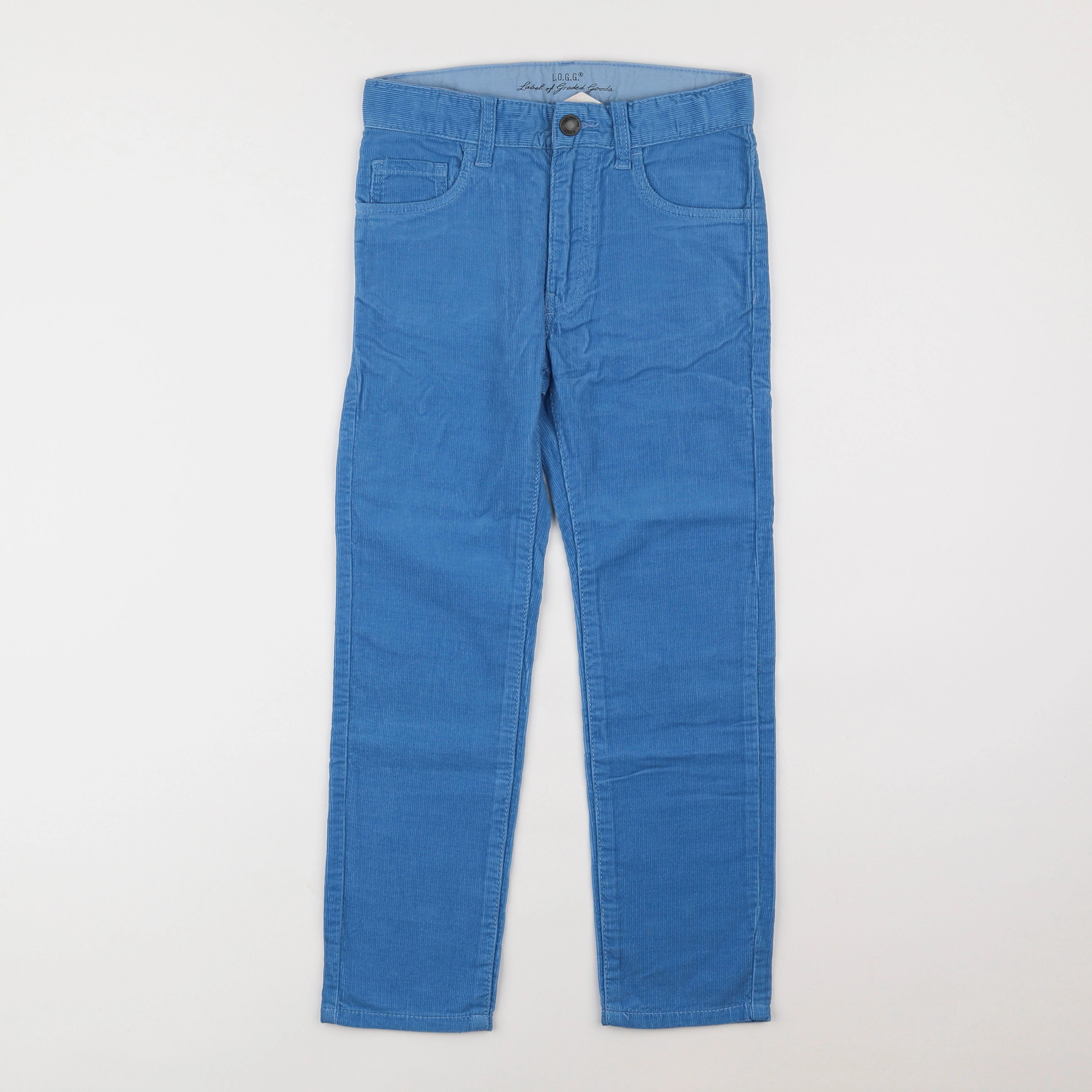 H&M - pantalon bleu - 7/8 ans