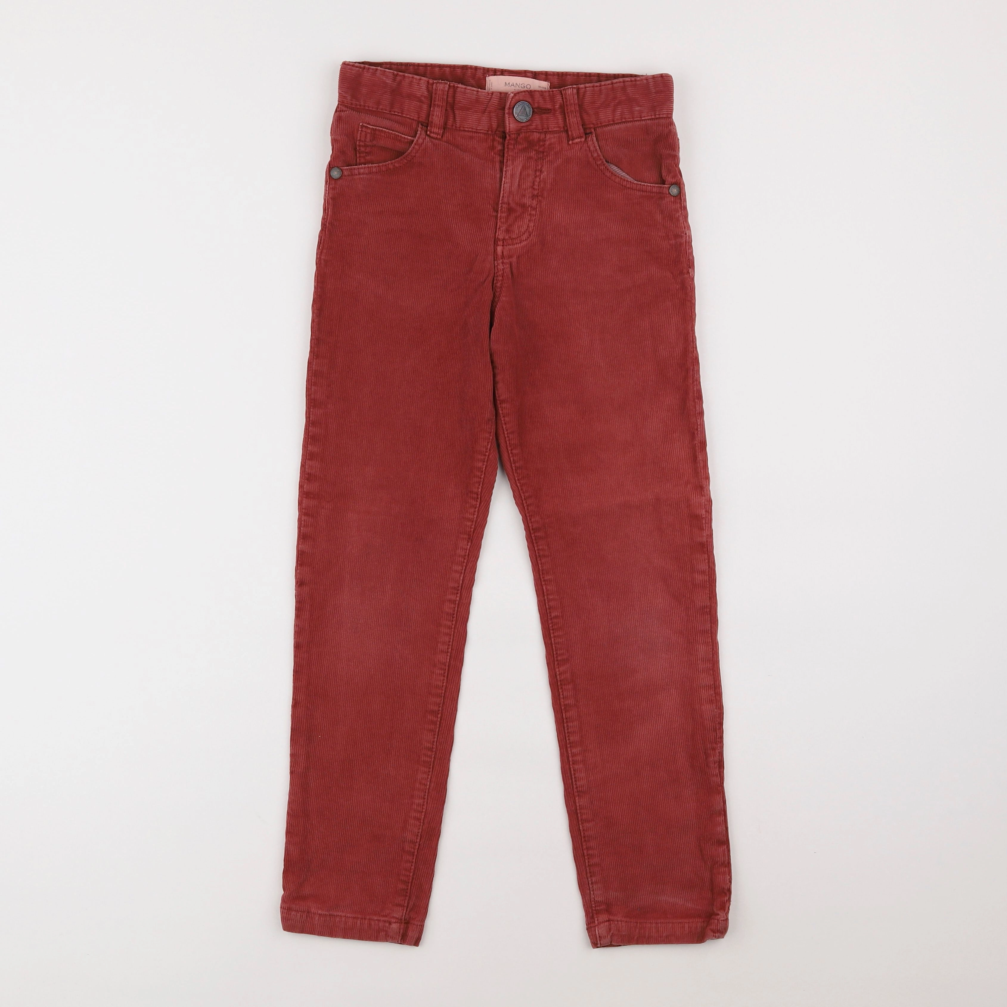 Mango - pantalon rouge - 7/8 ans