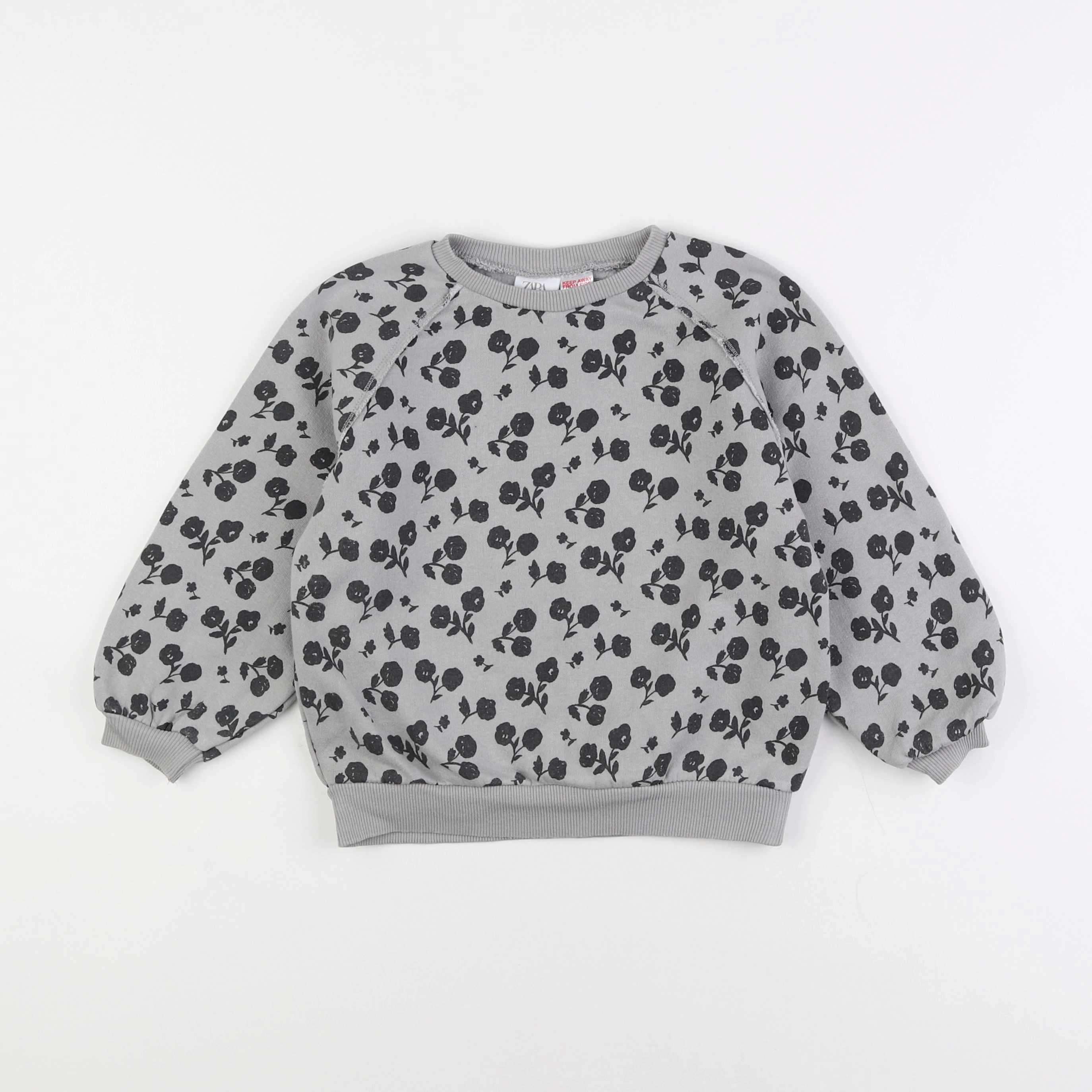 Zara - sweat gris - 4/5 ans