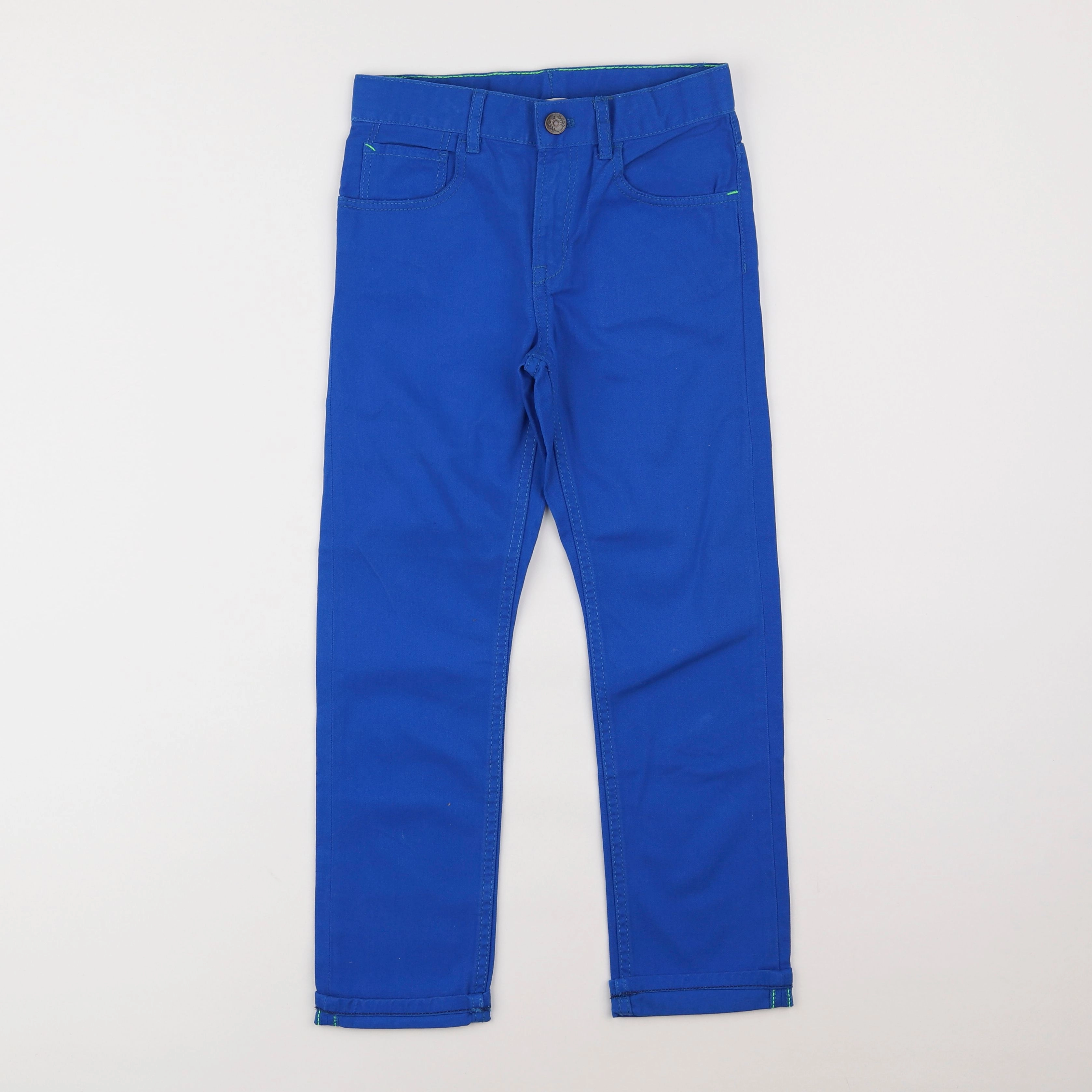 H&M - pantalon bleu - 6/7 ans