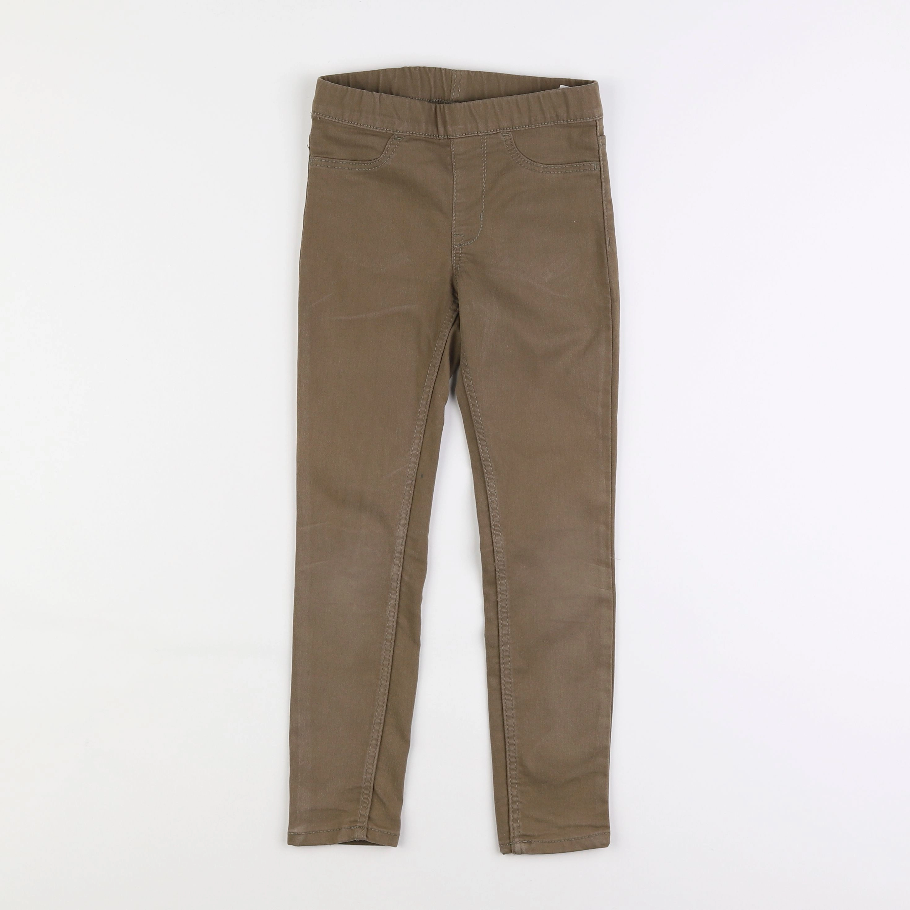 H&M - jegging vert - 5/6 ans