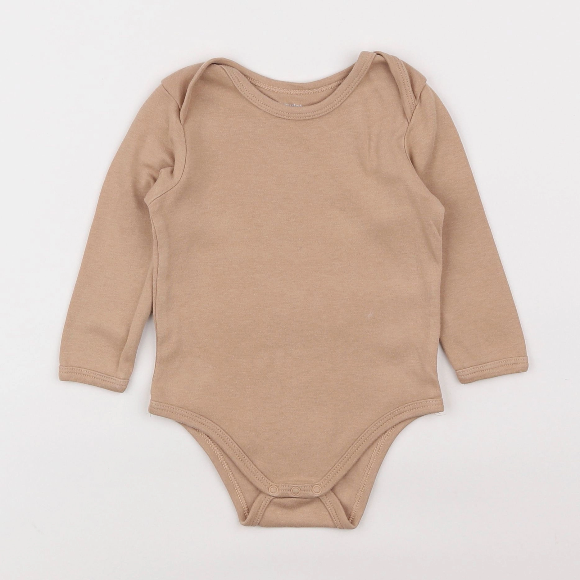 Vertbaudet - body beige - 12 mois