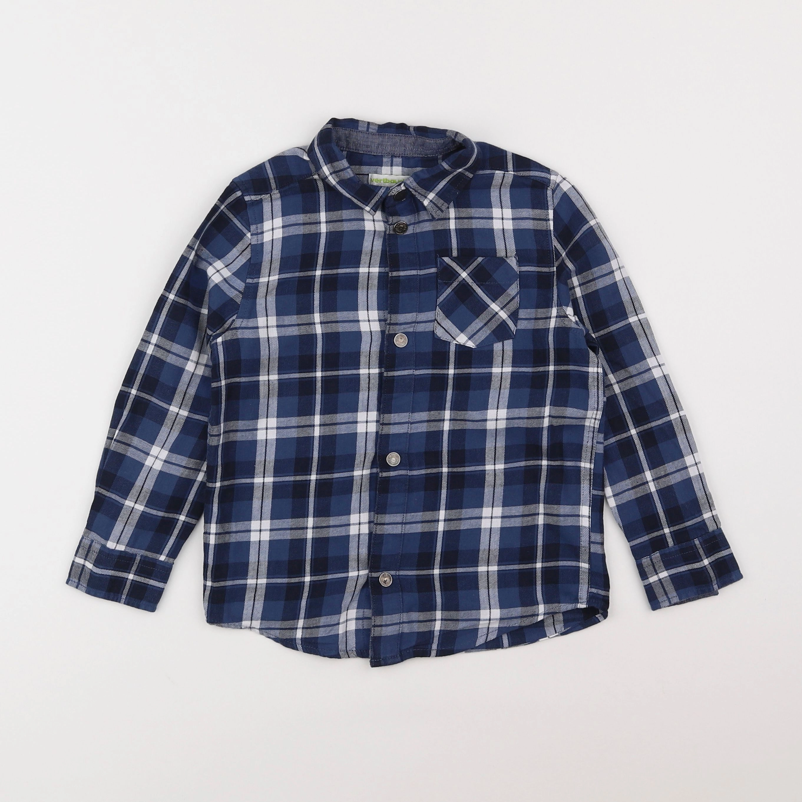 Vertbaudet - chemise bleu - 5 ans