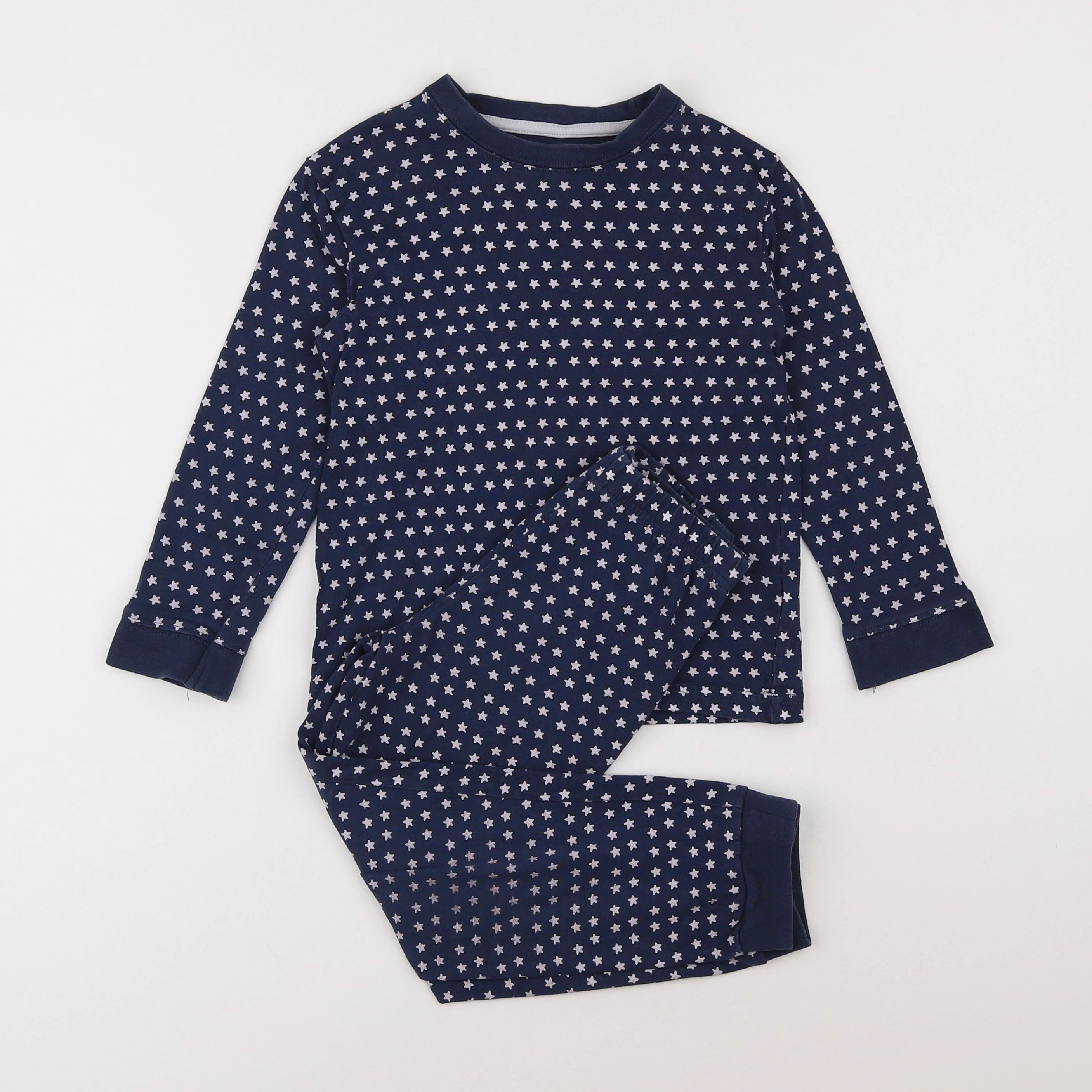 Vertbaudet - pyjama coton bleu - 5 ans