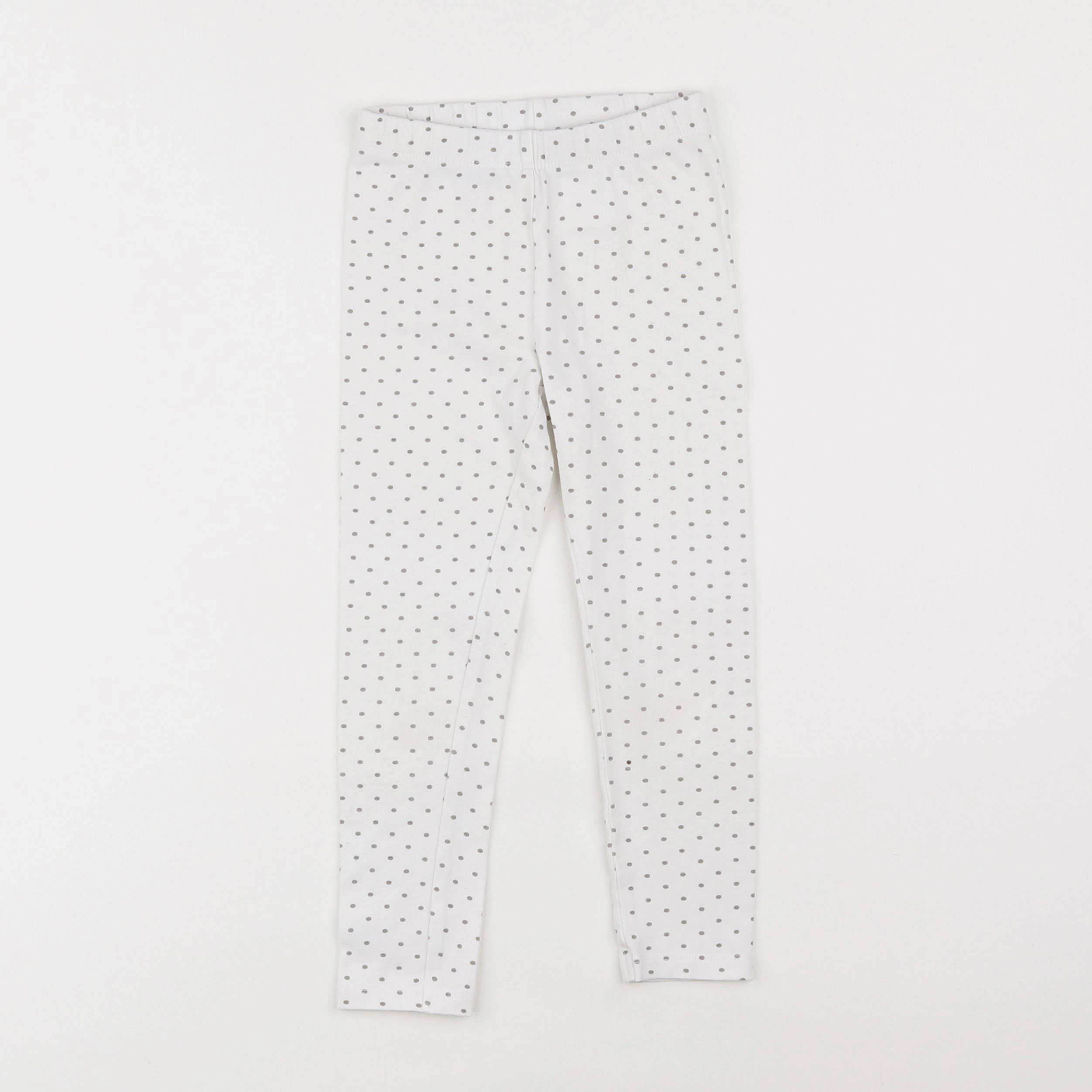 Vertbaudet - legging blanc - 3/4 ans