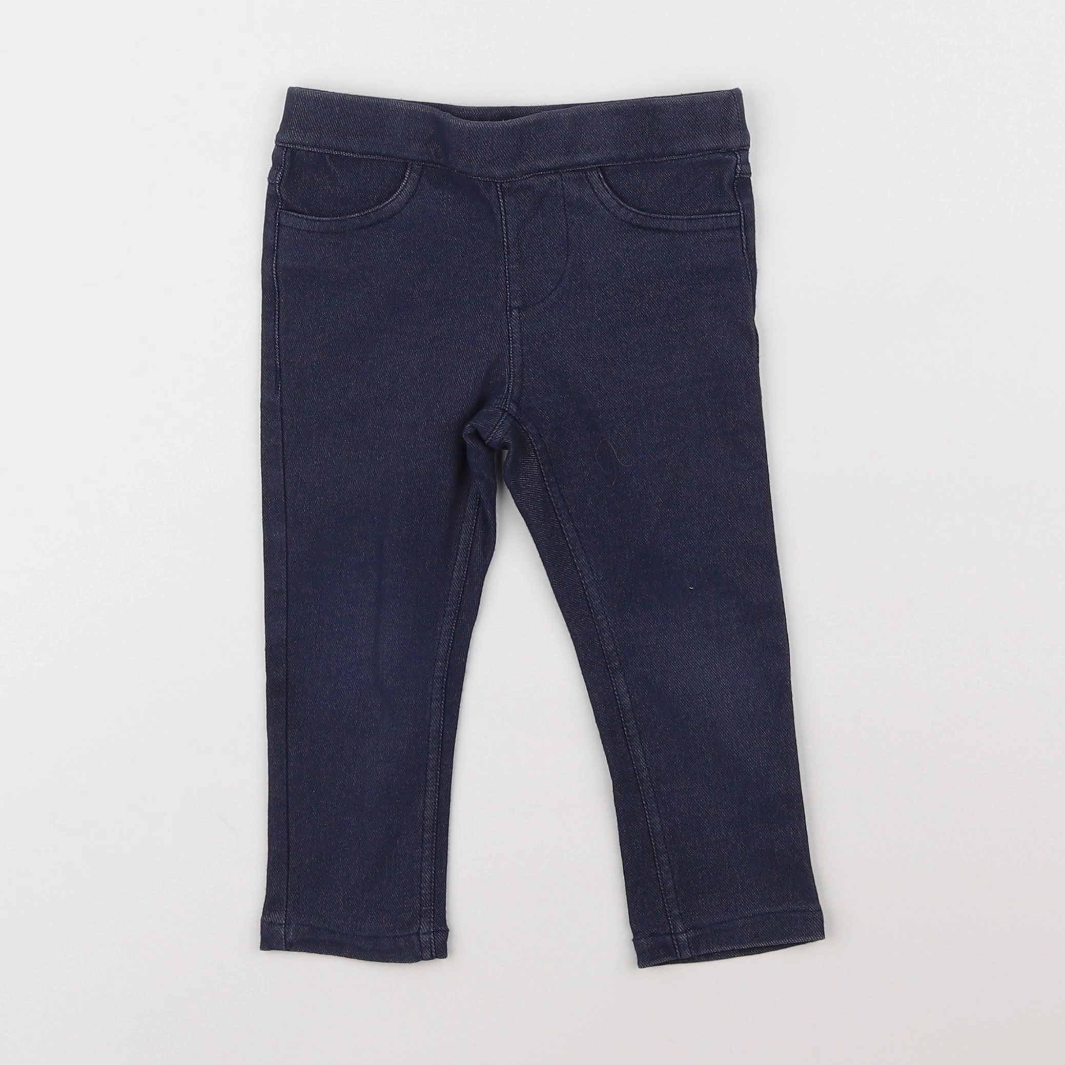 Vertbaudet - jegging bleu - 2 ans