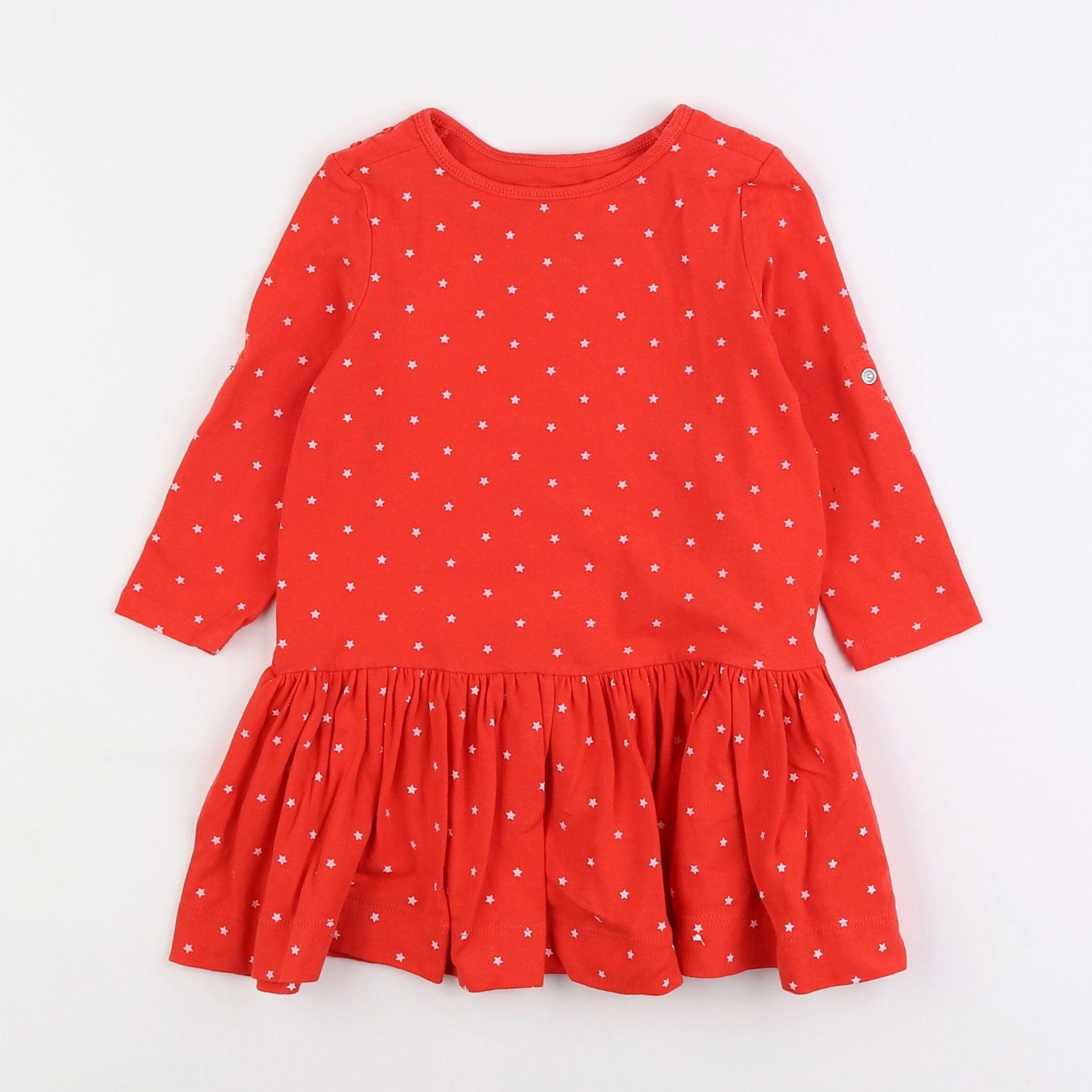 Vertbaudet - robe rouge - 2 ans