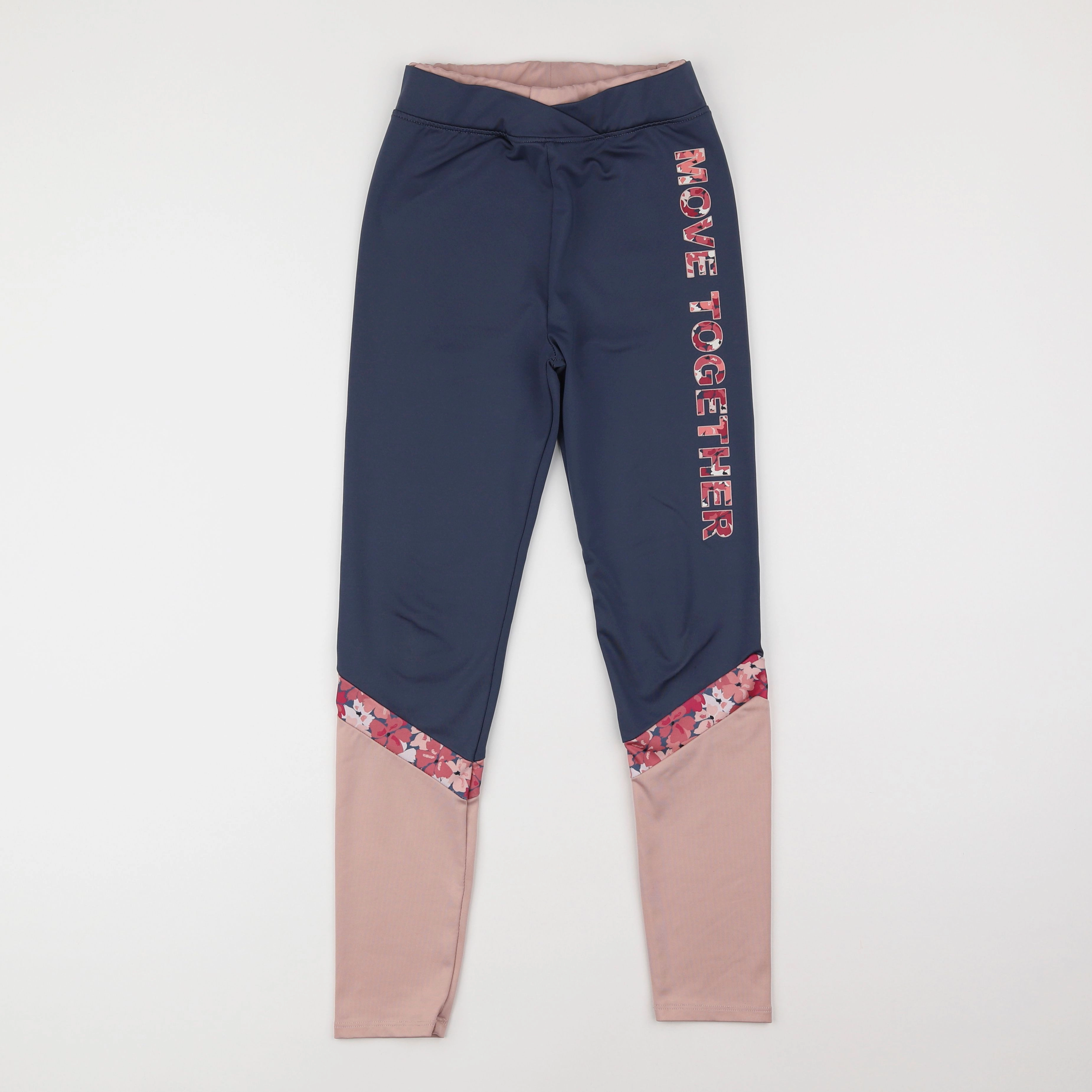 Vertbaudet - legging de sport bleu - 10 ans