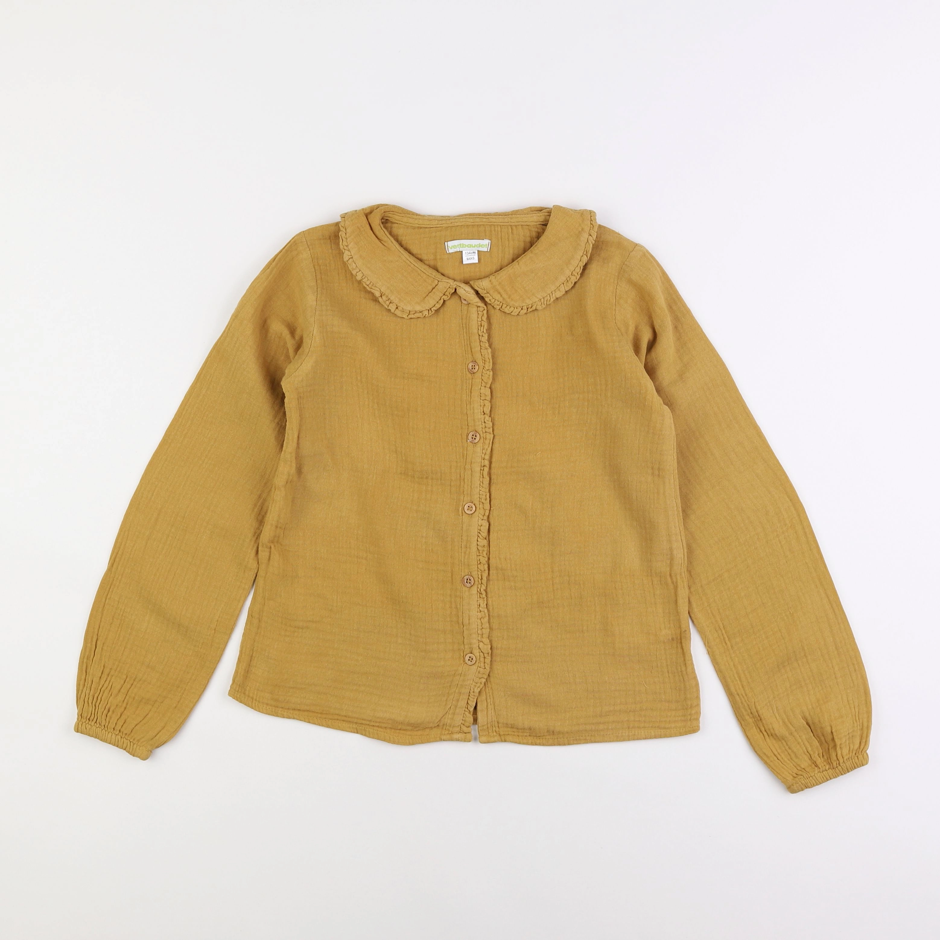 Vertbaudet - blouse jaune - 9 ans