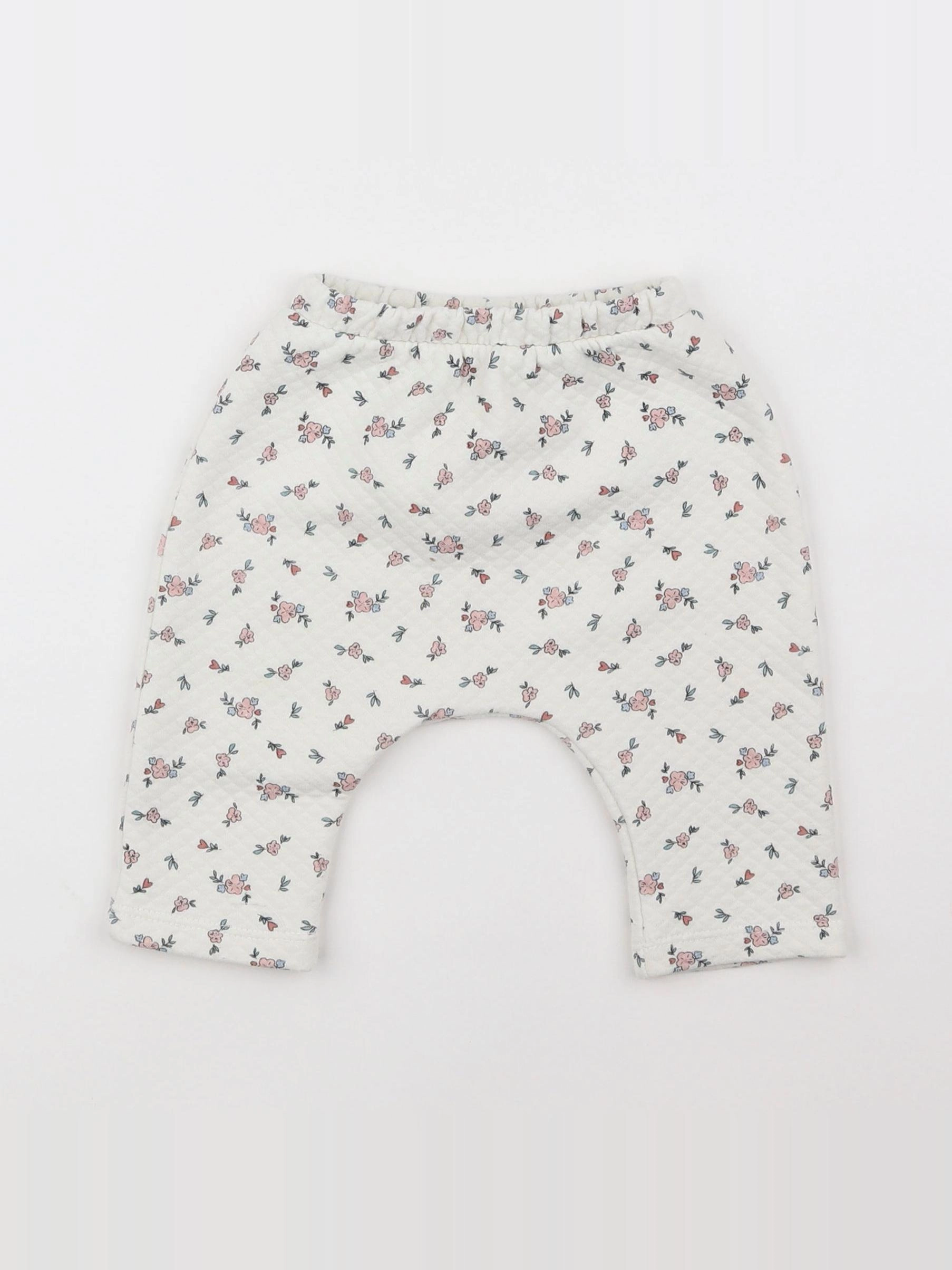 Vertbaudet - sarouel beige - 6 mois