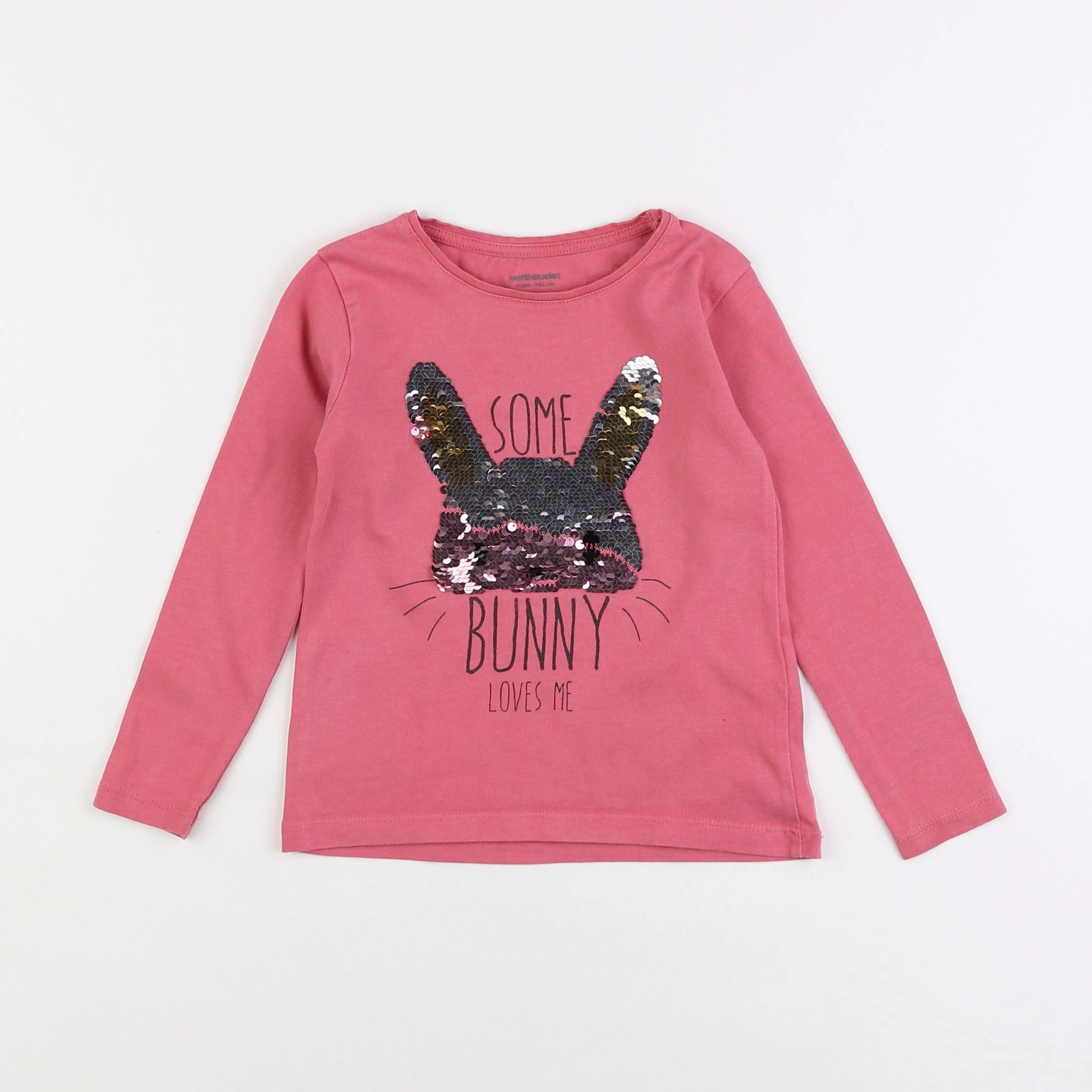 Vertbaudet - tee-shirt rose - 4 ans