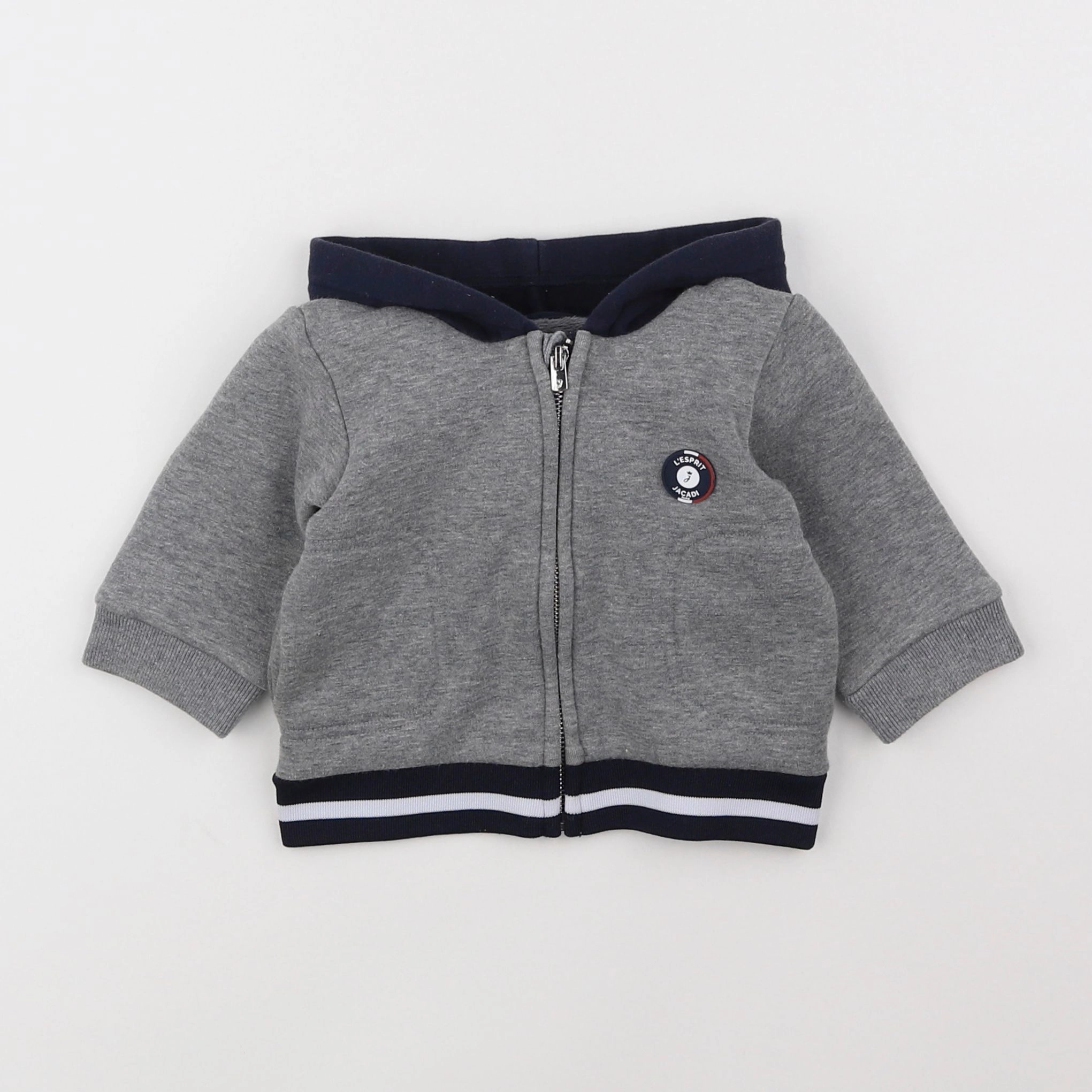 Jacadi - sweat gris - 6 mois